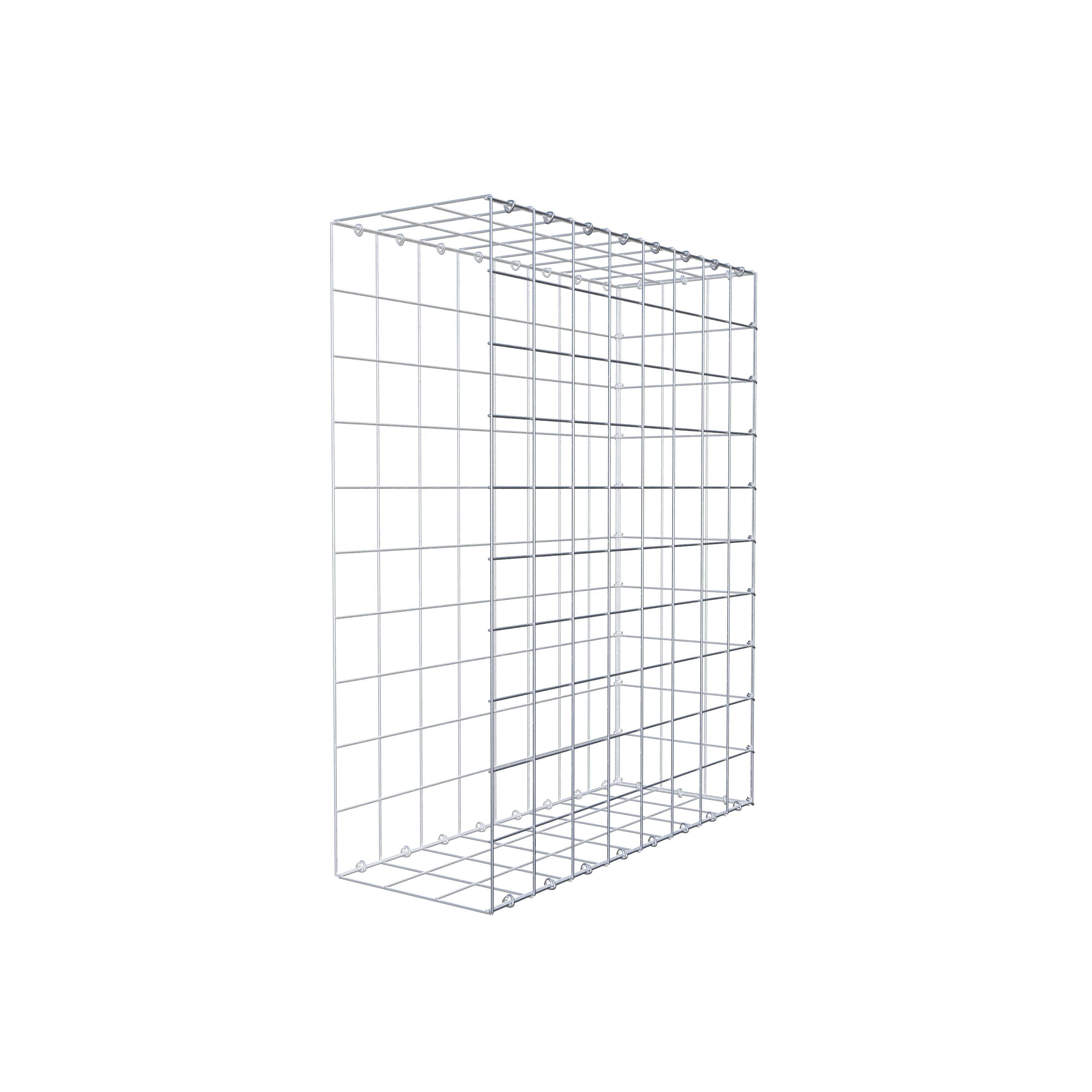 Gabbione aggiuntivo di tipo 2 100 cm x 80 cm x 30 cm (L x H x P), maglia 10 cm x 10 cm, anello a C