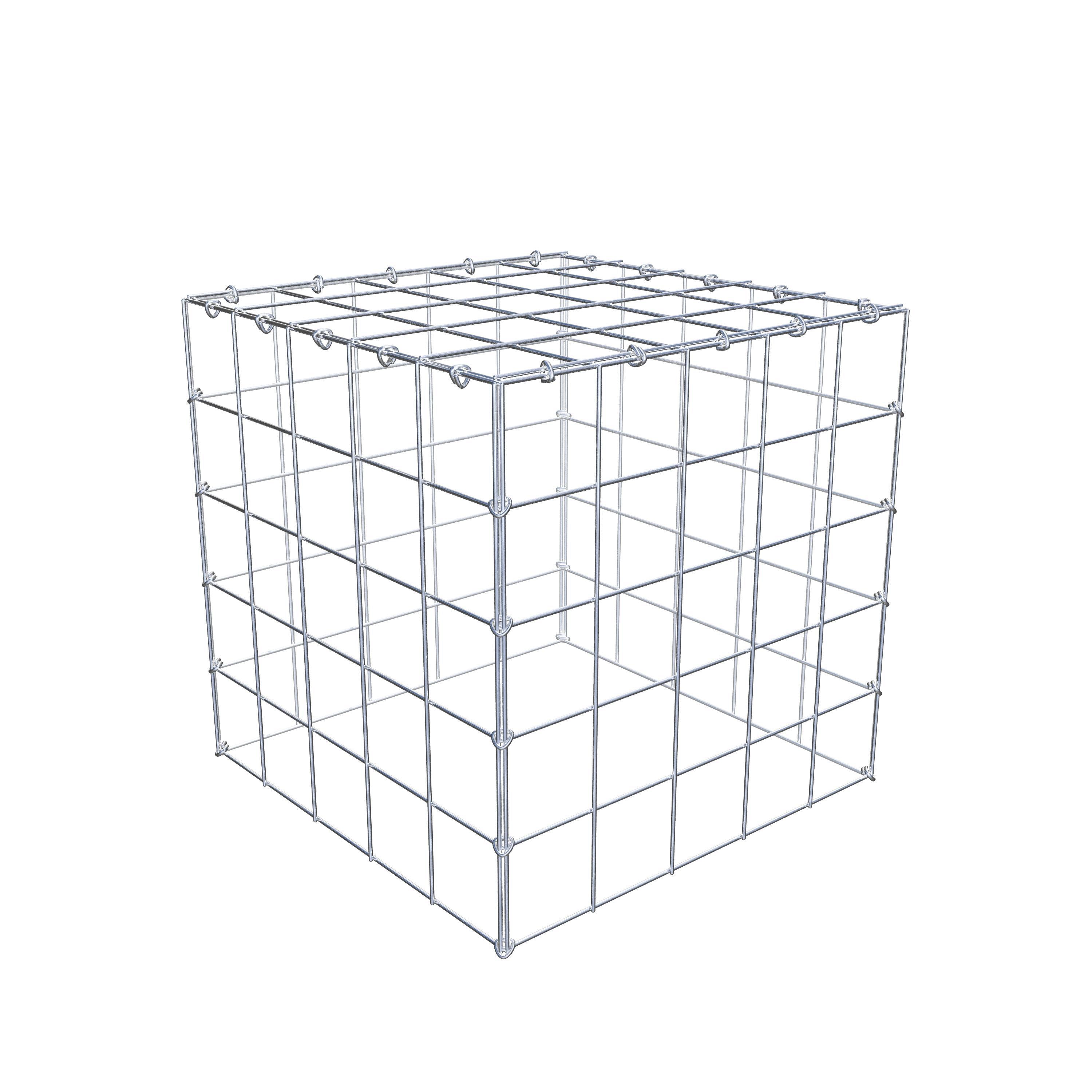 Gavión adicional tipo 3 50 cm x 50 cm x 50 cm (L x A x P), malla 10 cm x 10 cm, anillo en C
