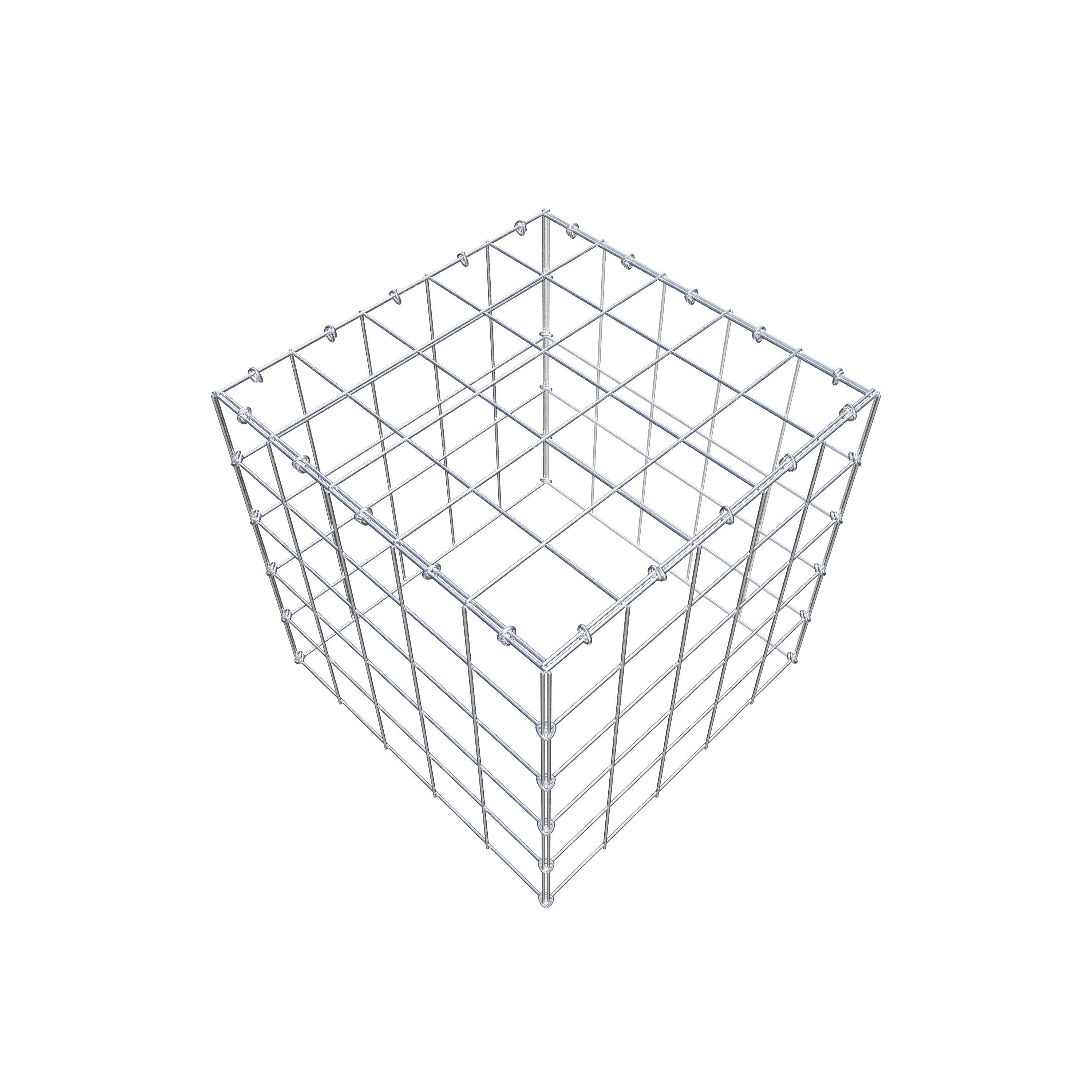 Gavión adicional tipo 3 50 cm x 50 cm x 50 cm (L x A x P), malla 10 cm x 10 cm, anillo en C