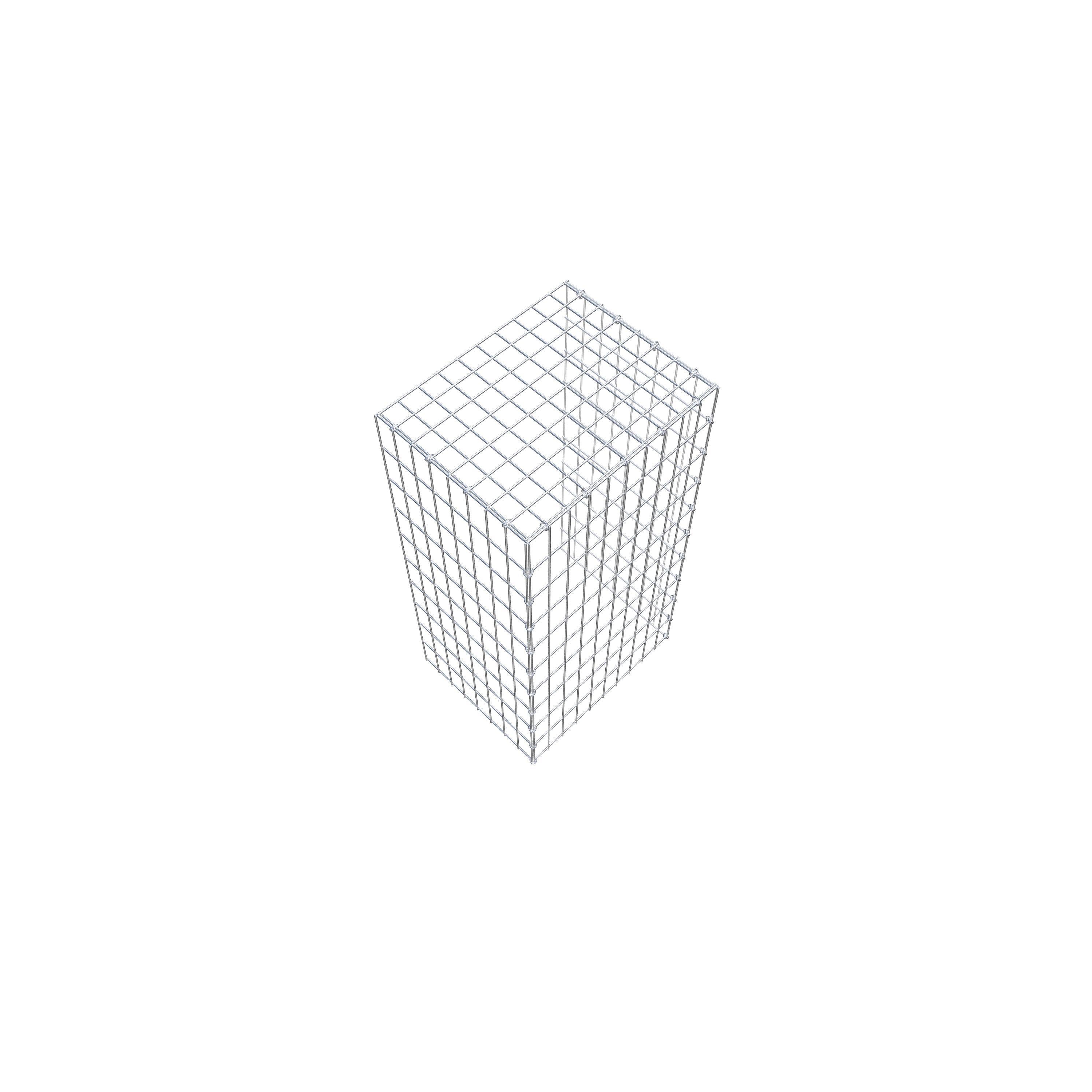 Tilläggspåle typ 4 100 cm x 40 cm x 50 cm (L x H x D), maskstorlek 5 cm x 10 cm, C-ring