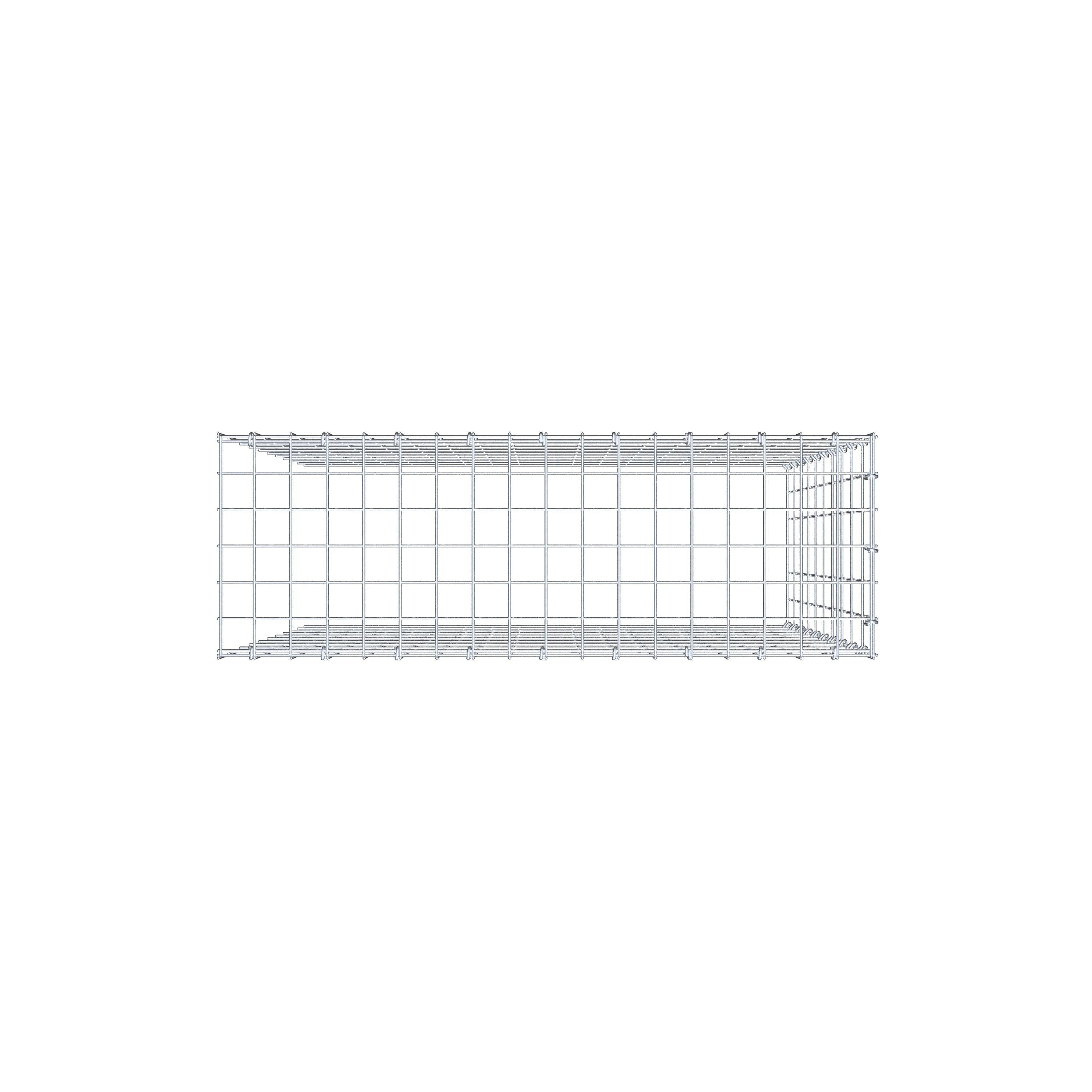 Gavión adicional tipo 4 100 cm x 90 cm x 30 cm (L x A x P), malla 5 cm x 10 cm, anillo en C
