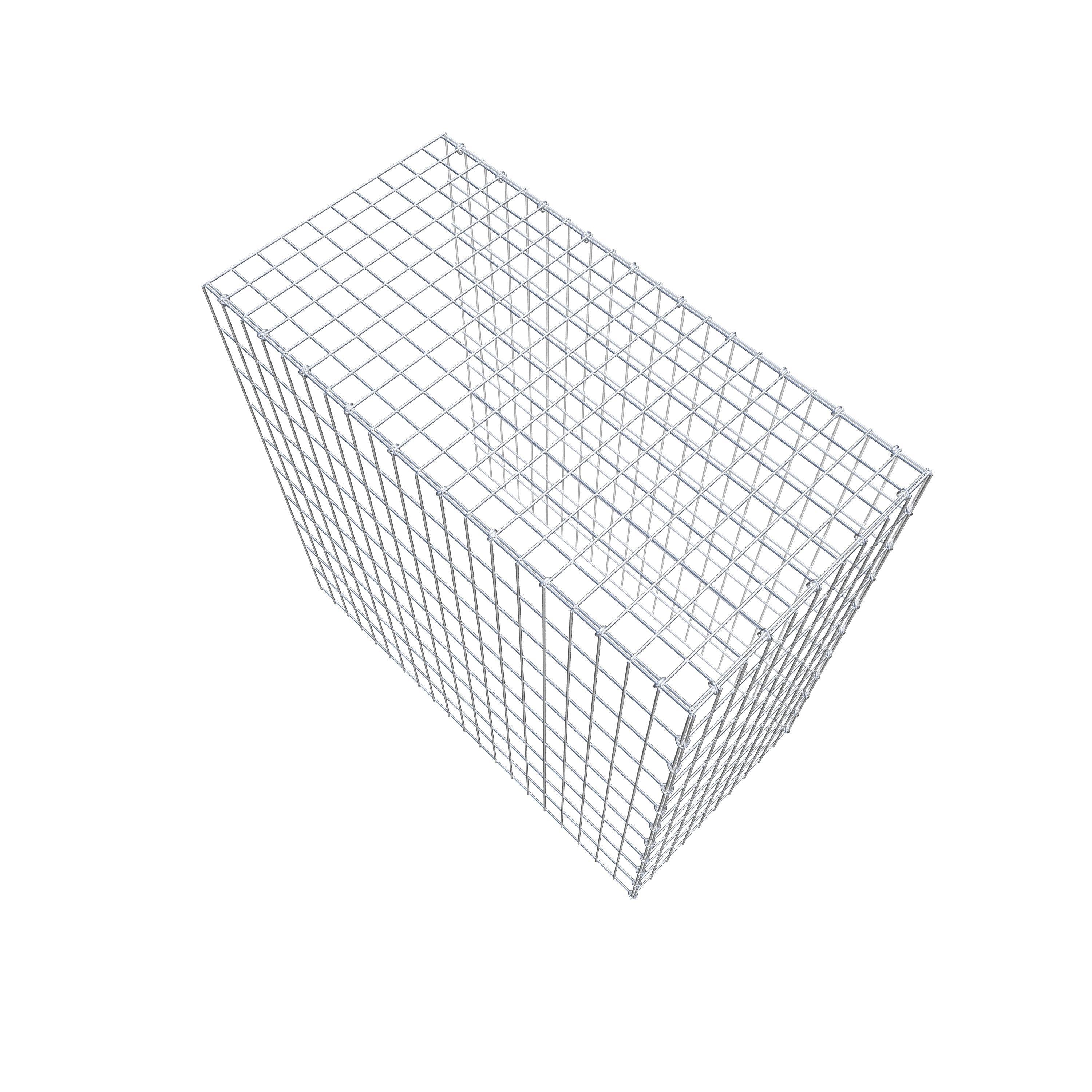 Gavión adicional tipo 4 100 cm x 100 cm x 50 cm (L x A x P), malla 5 cm x 10 cm, anillo en C