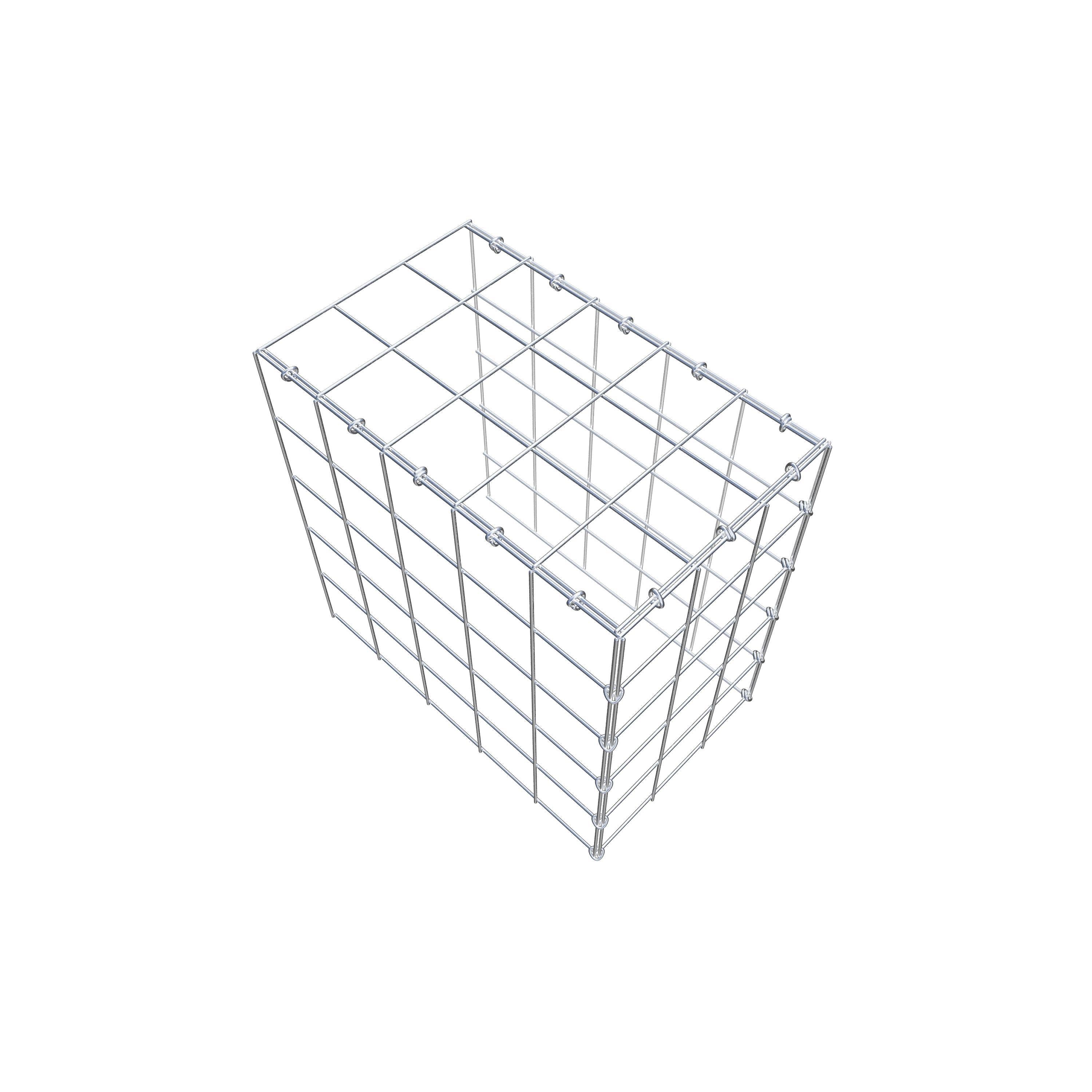 Add-on schanskorf type 4 50 cm x 50 cm x 30 cm (L x H x D), maaswijdte 10 cm x 10 cm, C-ring
