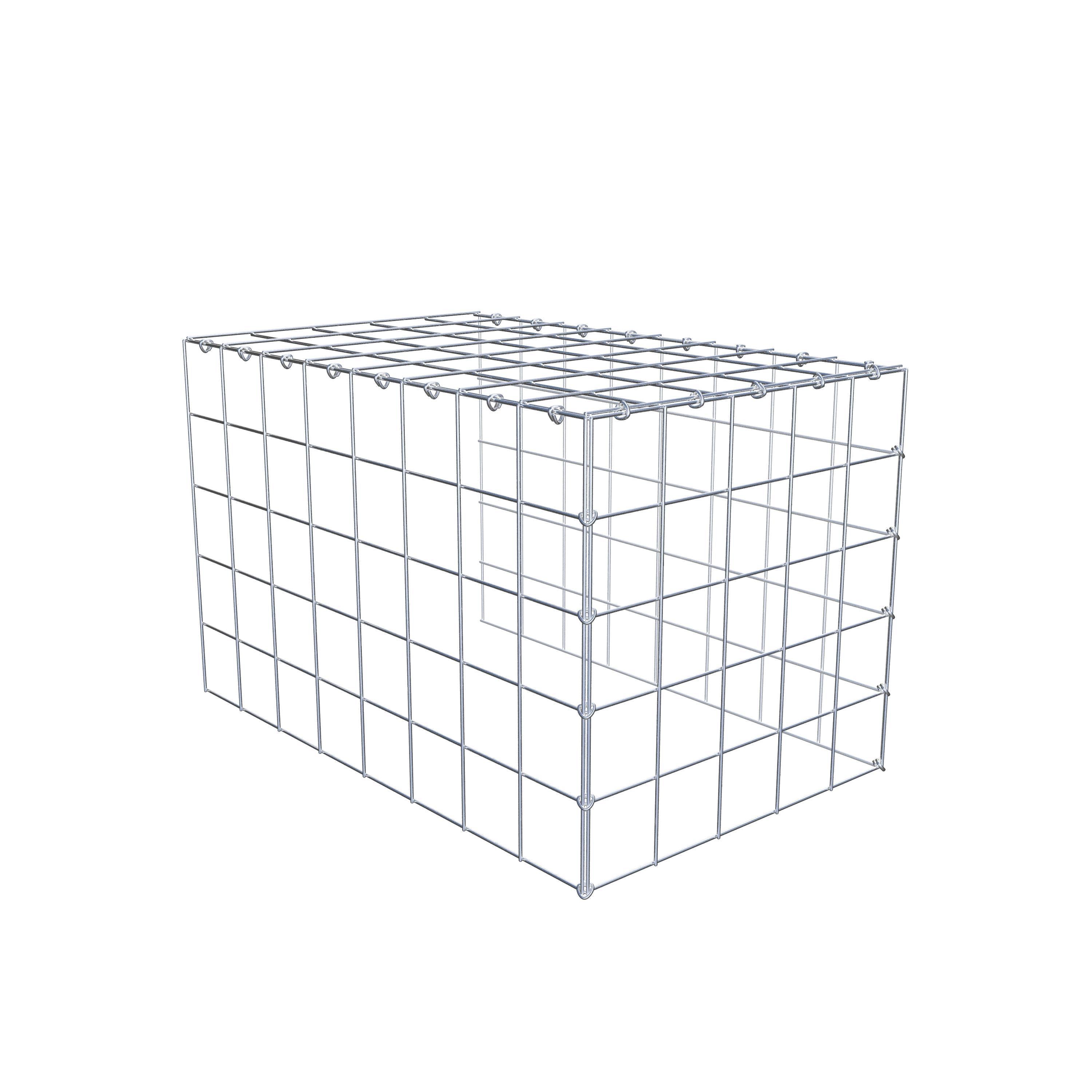 Pila adicional tipo 4 80 cm x 50 cm x 50 cm (L x A x P), malla 10 cm x 10 cm, anillo en C