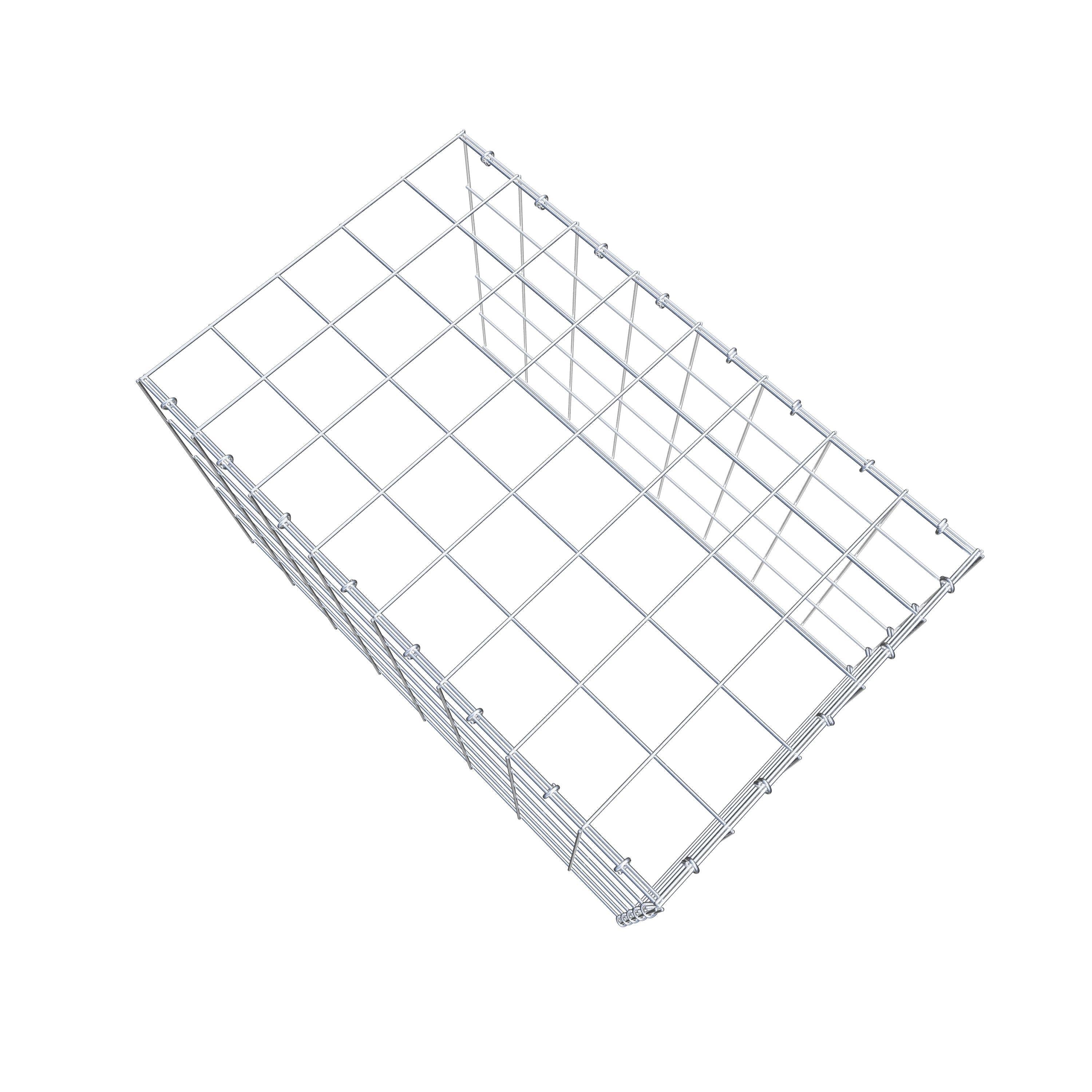Pila adicional tipo 4 80 cm x 50 cm x 50 cm (L x A x P), malla 10 cm x 10 cm, anillo en C