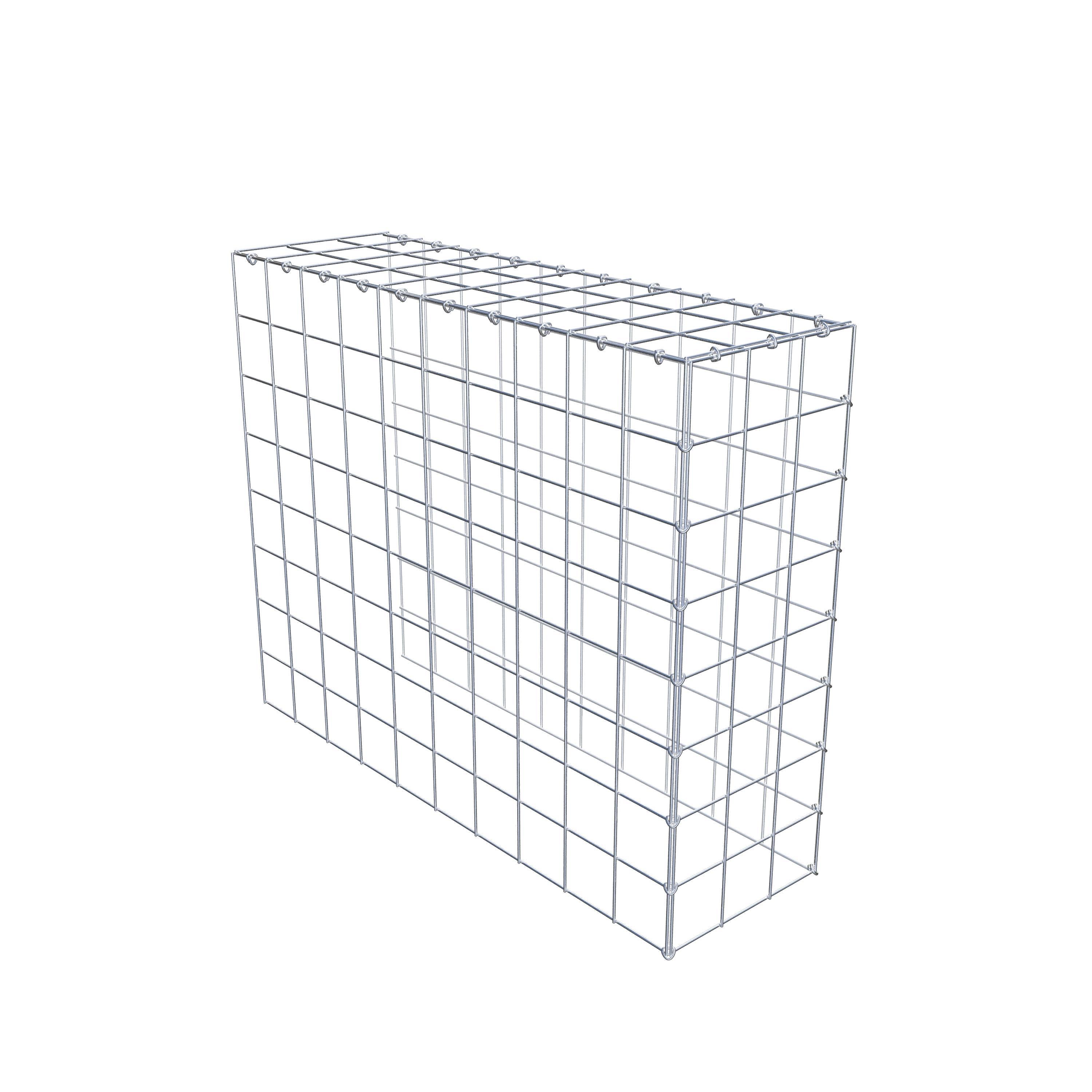 Extra gabion typ 4 100 cm x 80 cm x 30 cm (L x H x D), maskstorlek 10 cm x 10 cm, C-ring