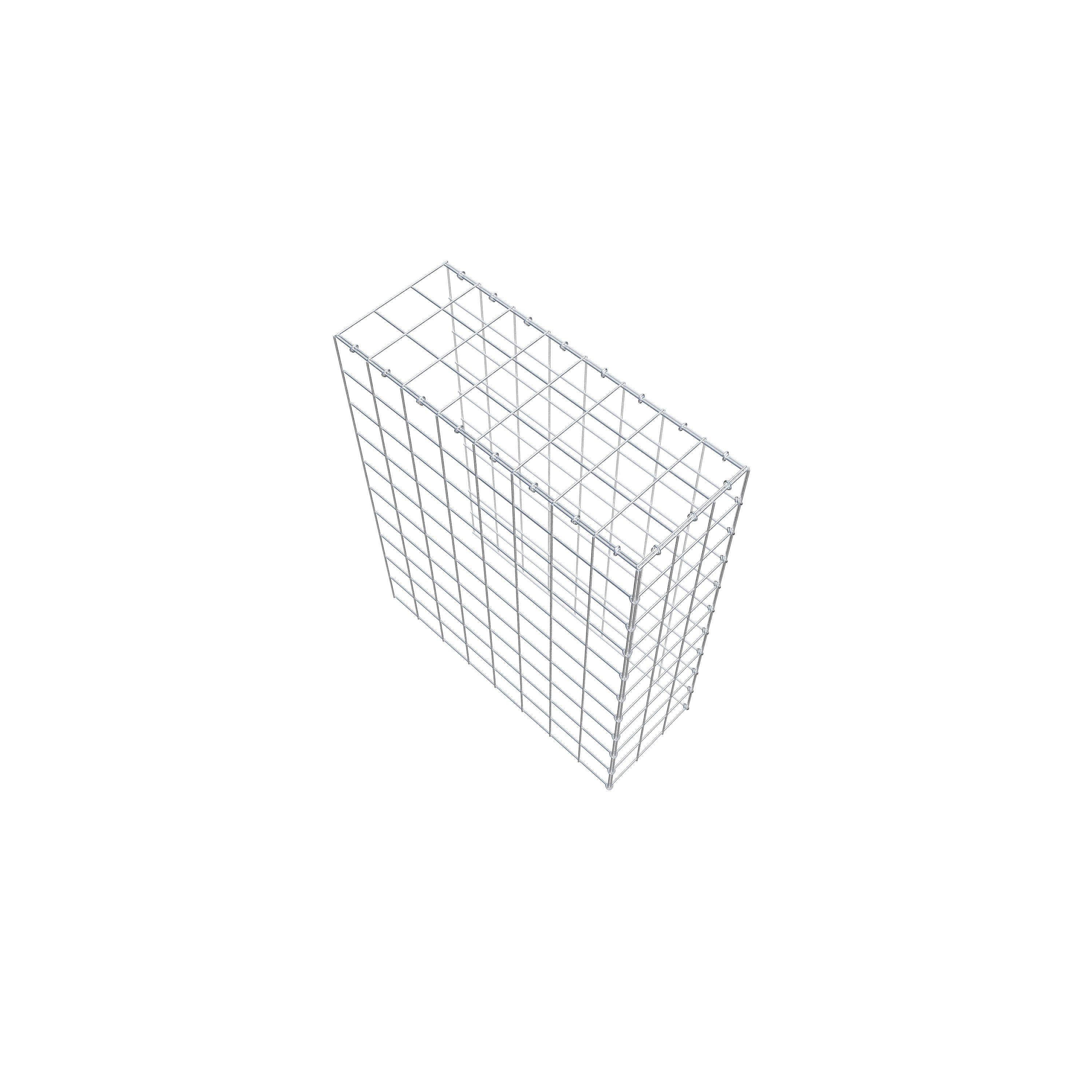 Extra gabion typ 4 100 cm x 80 cm x 30 cm (L x H x D), maskstorlek 10 cm x 10 cm, C-ring