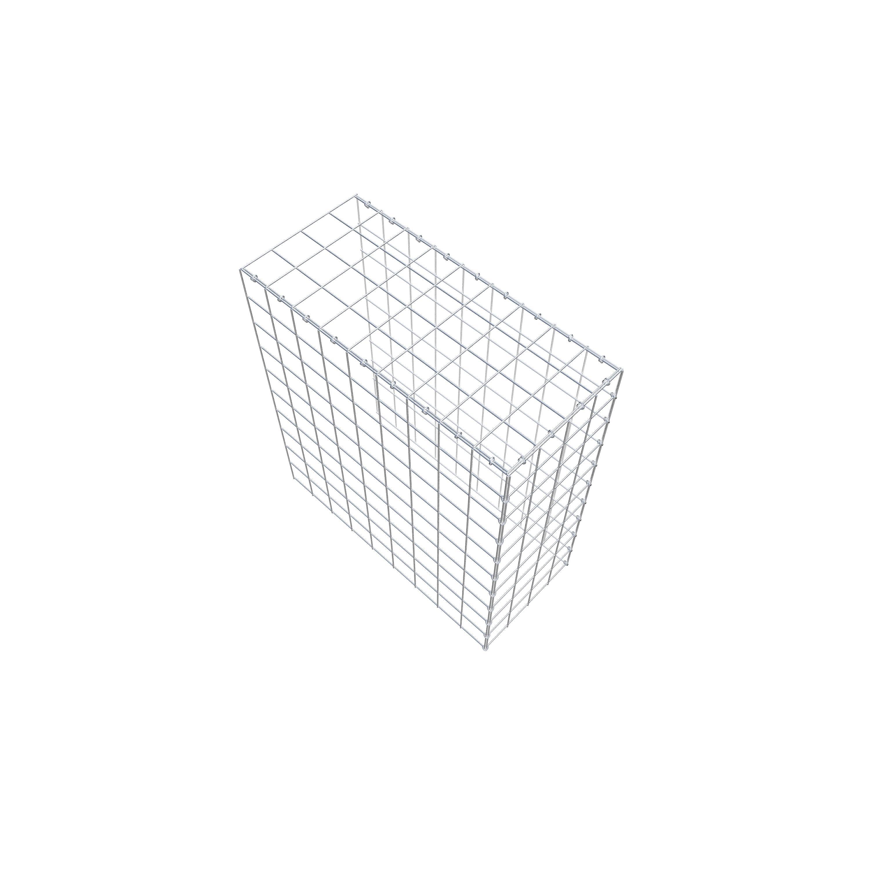 Gavión adicional tipo 4 100 cm x 90 cm x 40 cm (L x A x P), malla 10 cm x 10 cm, anillo en C