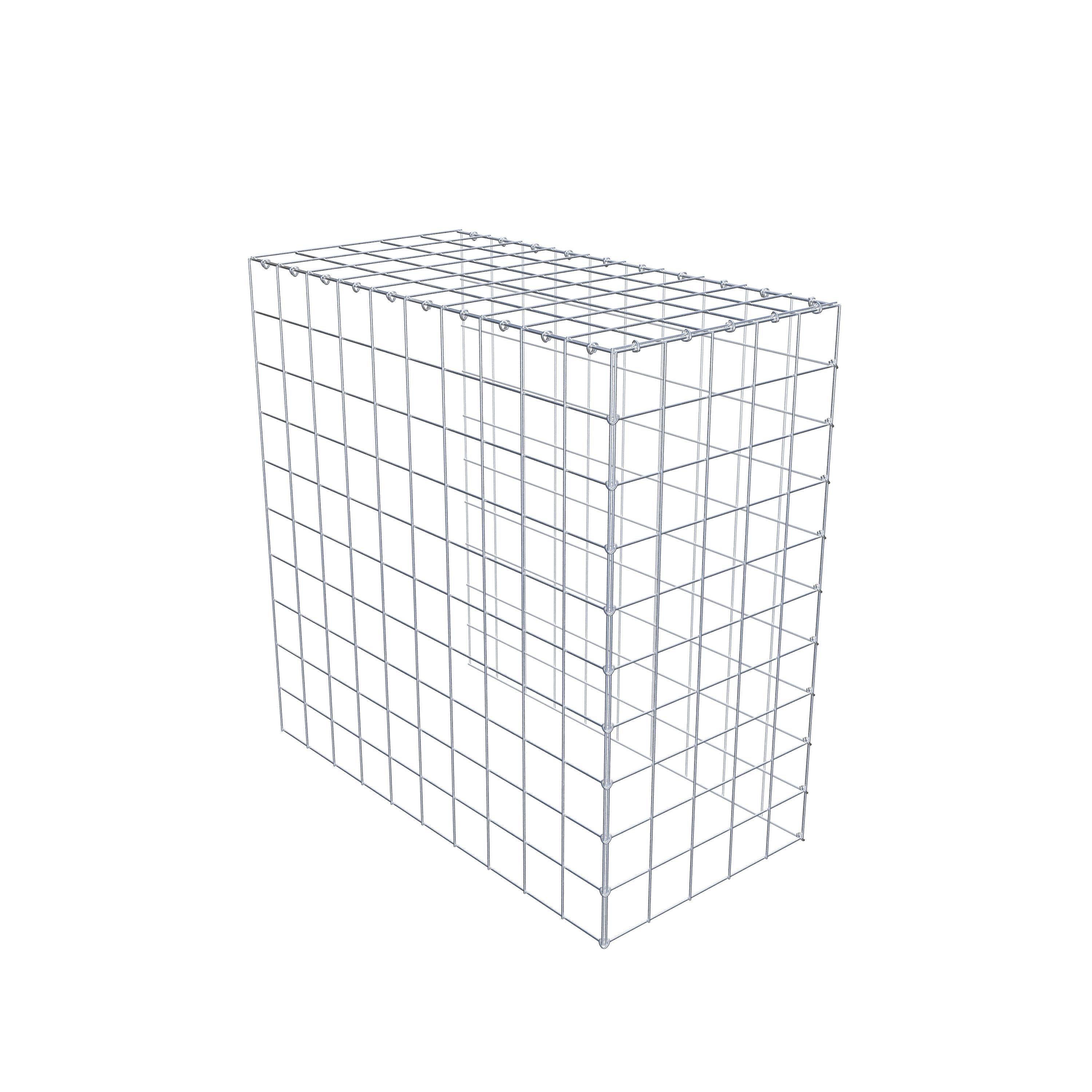 Gavión adicional tipo 4 100 cm x 100 cm x 50 cm (L x A x P), malla 10 cm x 10 cm, anillo en C