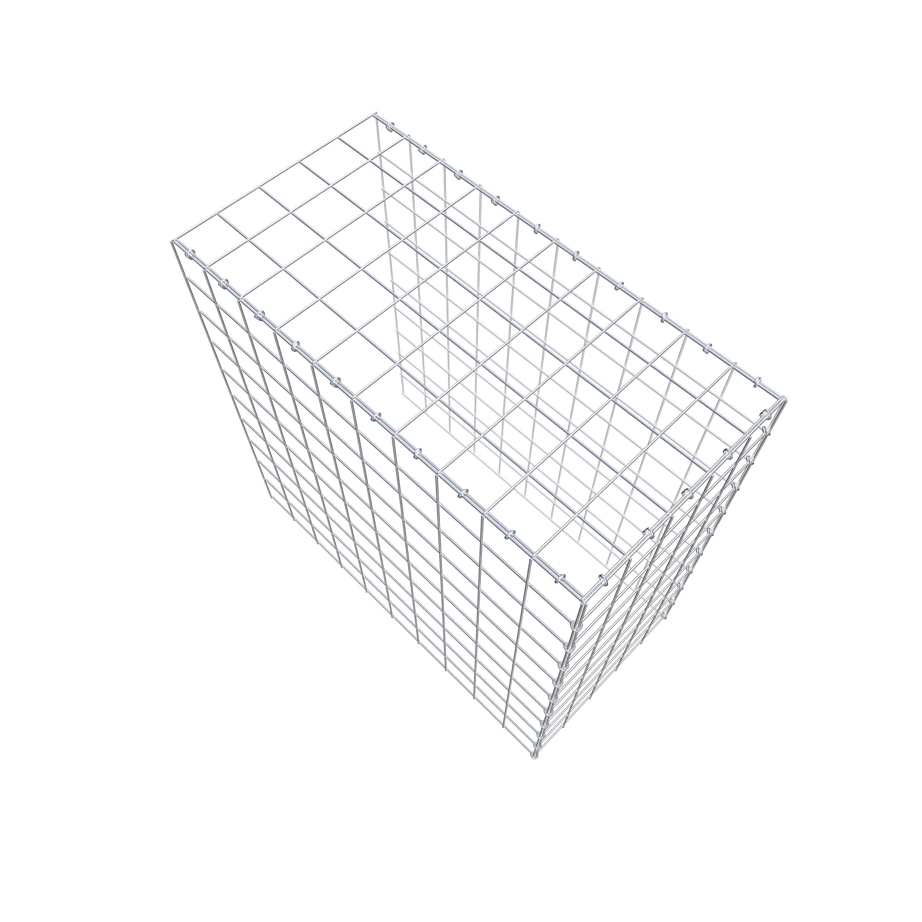 Gavión adicional tipo 4 100 cm x 100 cm x 50 cm (L x A x P), malla 10 cm x 10 cm, anillo en C