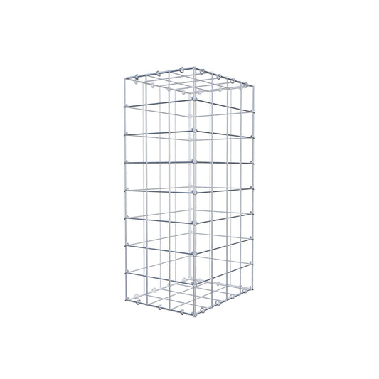 Gabion 80 cm x 40 cm x 30 cm (L x H x D), maskstorlek 10 cm x 10 cm, C-ring