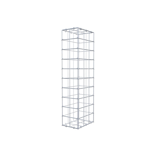 Gabion 100 cm x 30 cm x 20 cm (L x H x D), maskstorlek 10 cm x 10 cm, C-ring
