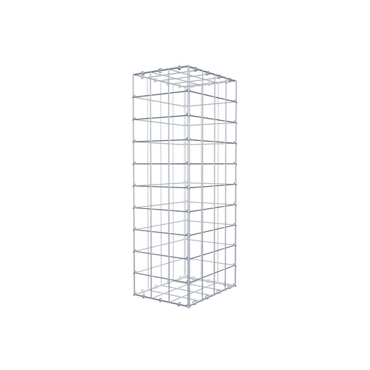 Gabion 100 cm x 40 cm x 30 cm (L x H x D), mesh size 10 cm x 10 cm, C-ring