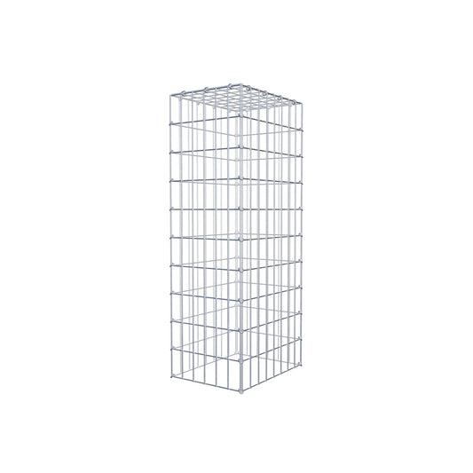 Gabião Tipo 3 100 cm x 40 cm x 30 cm (C x A x P), malhagem 5 cm x 10 cm, anel C