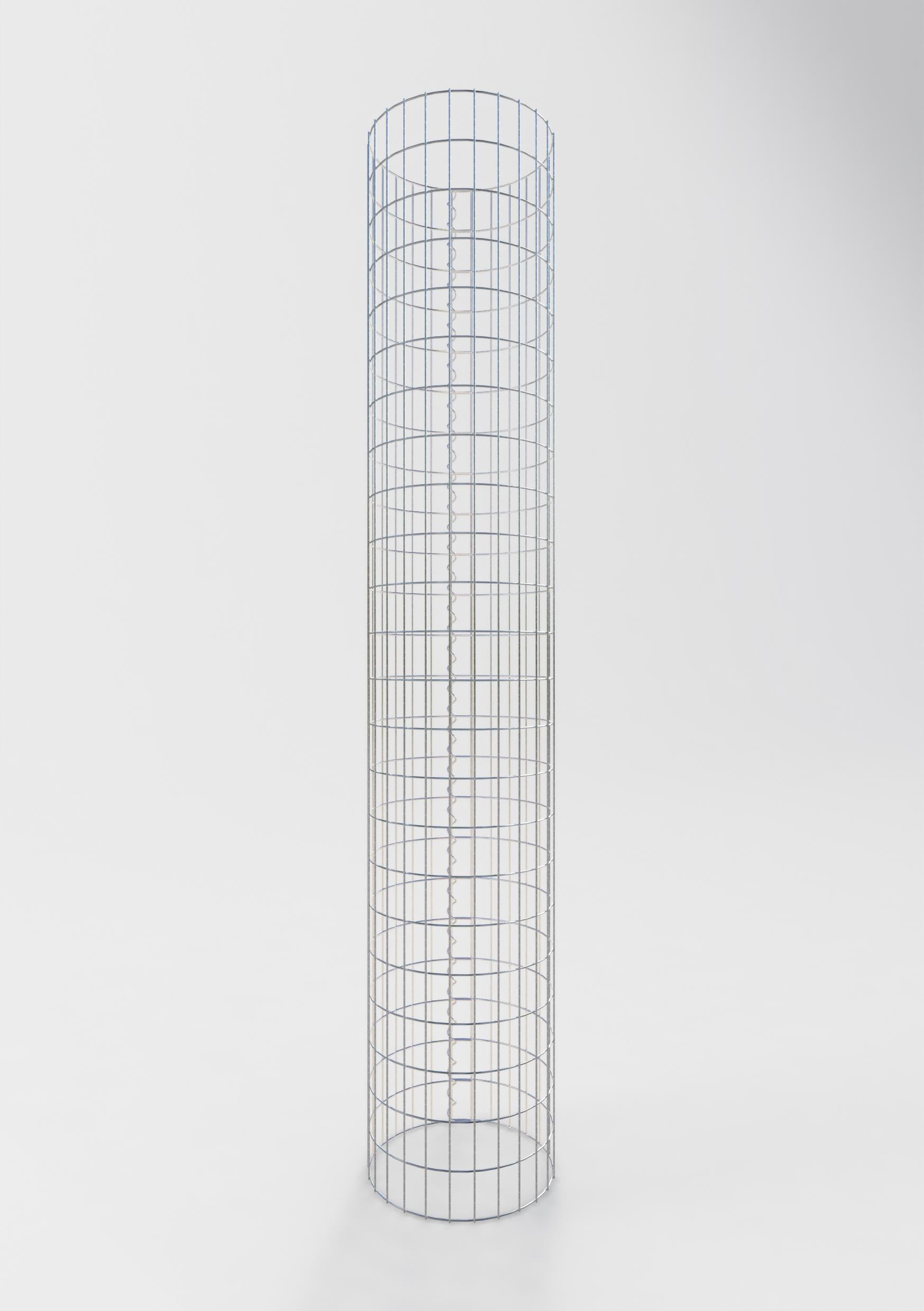 Columna de gaviones diámetro 42 cm, MW 5 x 10 cm redonda
