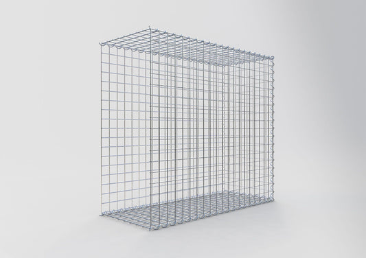 Gabião tipo 2 100 cm x 90 cm x 40 cm (C x A x P), malhagem 5 cm x 5 cm, espiral