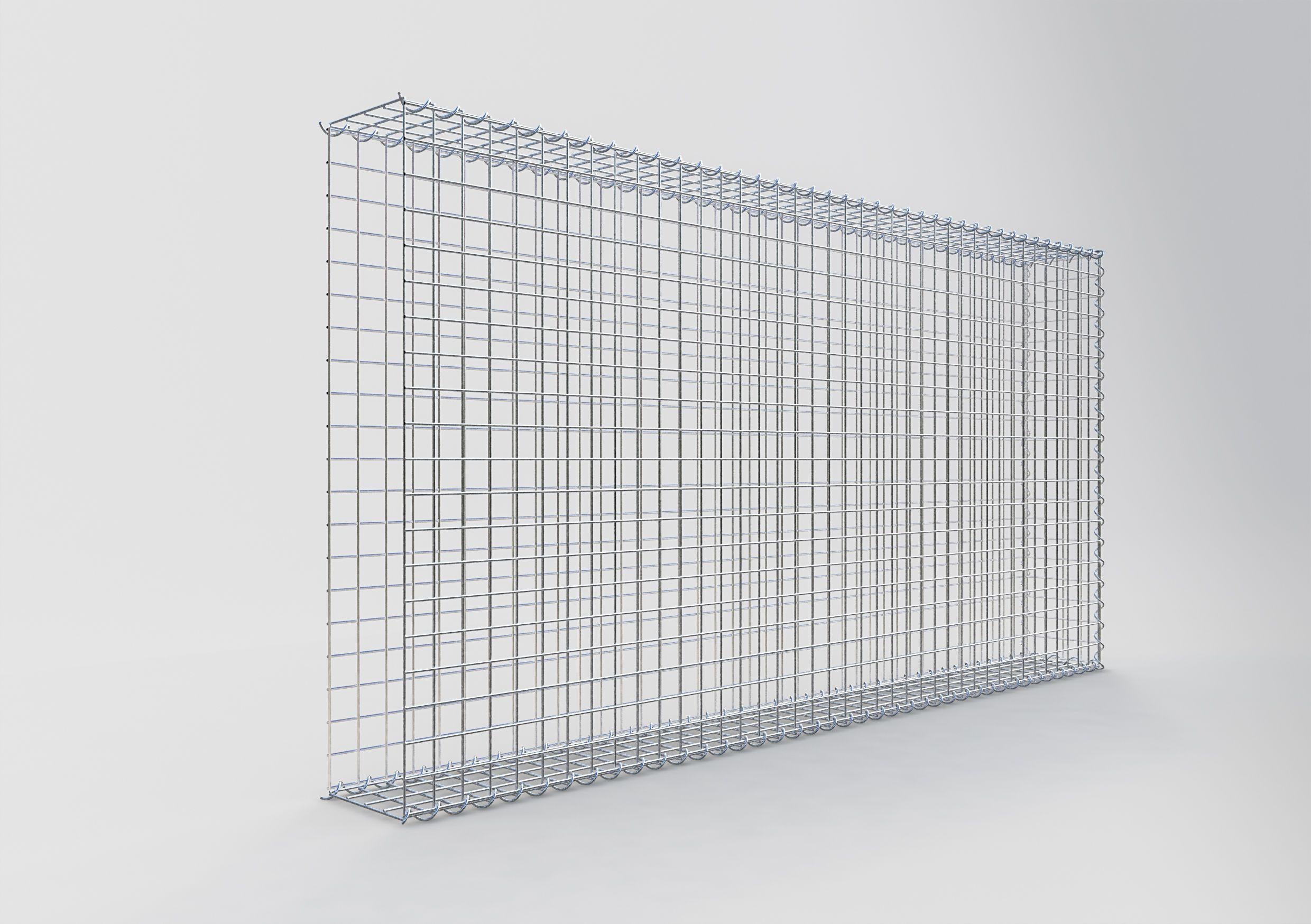 Gabião tipo 2 200 cm x 100 cm x 20 cm (C x A x P), malhagem 5 cm x 5 cm, espiral