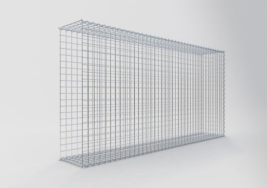 Gabião tipo 2 200 cm x 100 cm x 30 cm (C x A x P), malhagem 5 cm x 5 cm, espiral