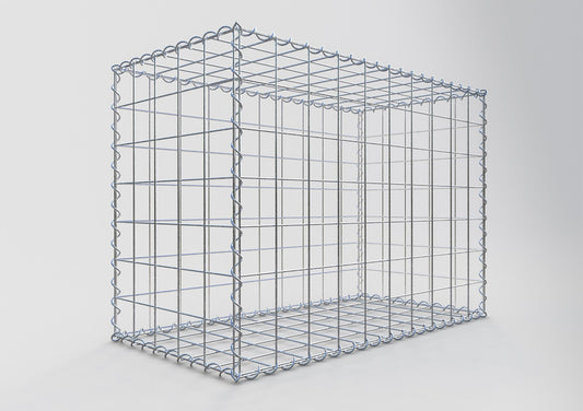 Gabion 100 cm x 70 cm x 50 cm (L x H x P), mailles 10 cm x 10 cm, spirale