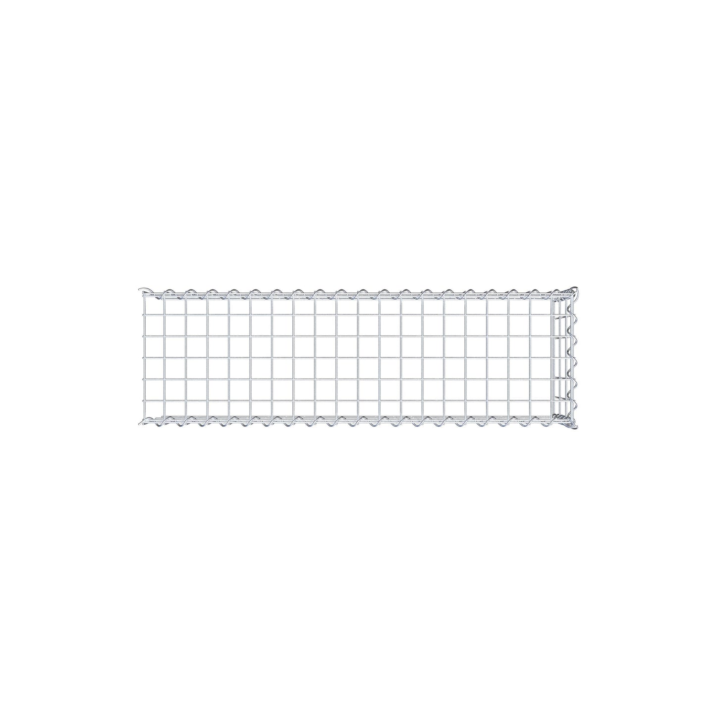 Gavión complementario tipo 4 100 cm x 30 cm x 30 cm (L x A x P), malla 5 cm x 10 cm, espiral