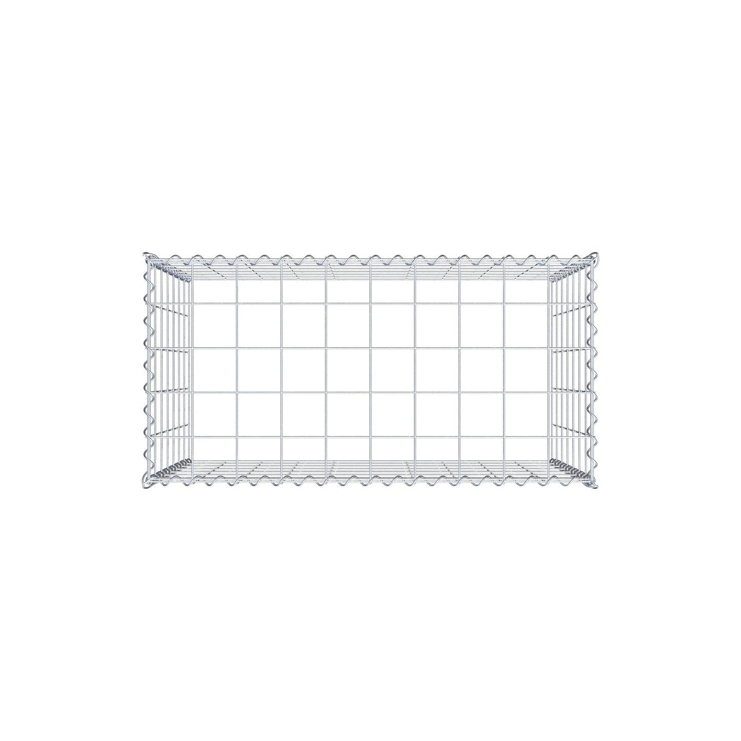Gavión complementario tipo 3 100 cm x 70 cm x 50 cm (L x A x P), malla 10 cm x 10 cm, espiral