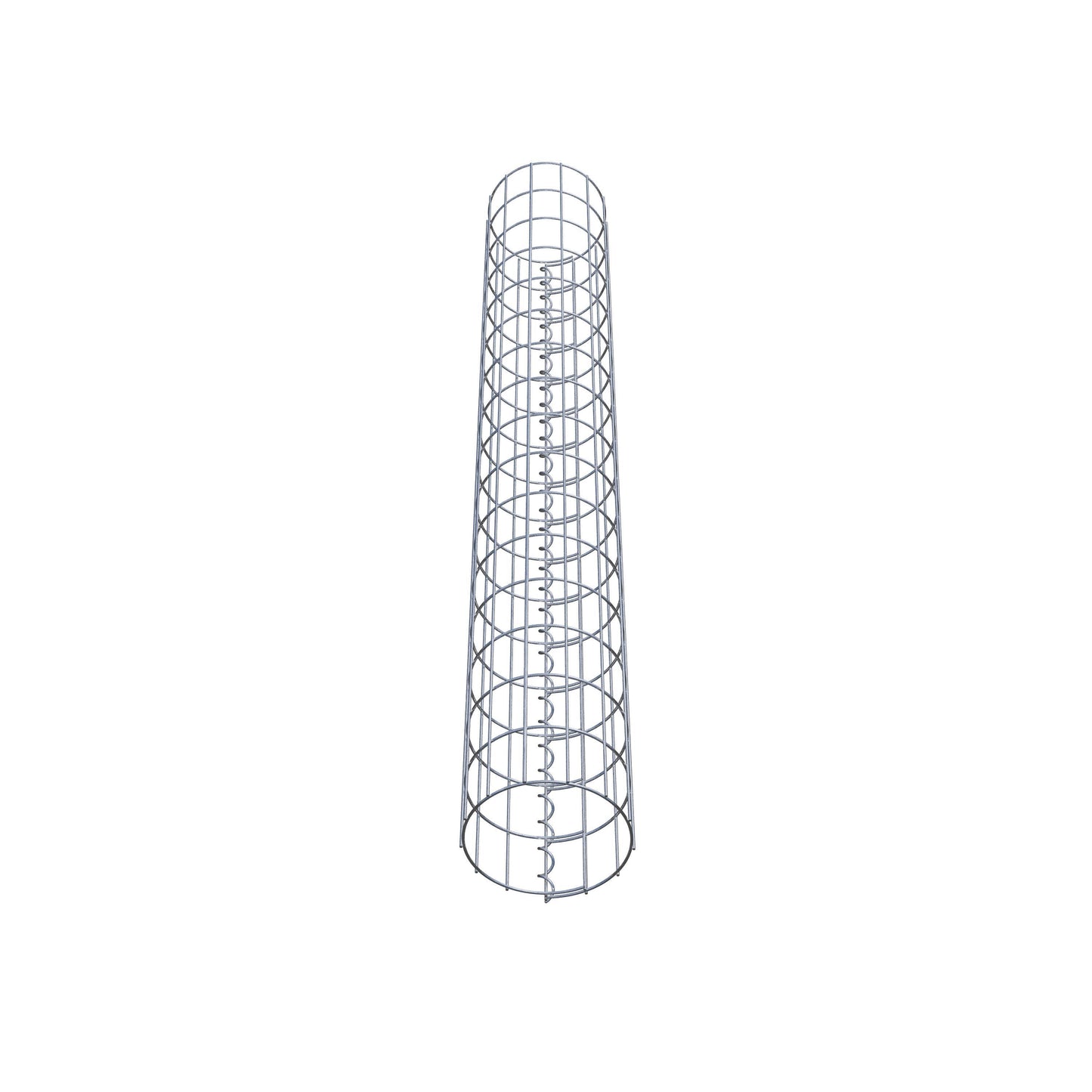 Colonne de gabion ronde 22 cm de diamètre, 160 cm de hauteur, maille 5 cm x 10 cm