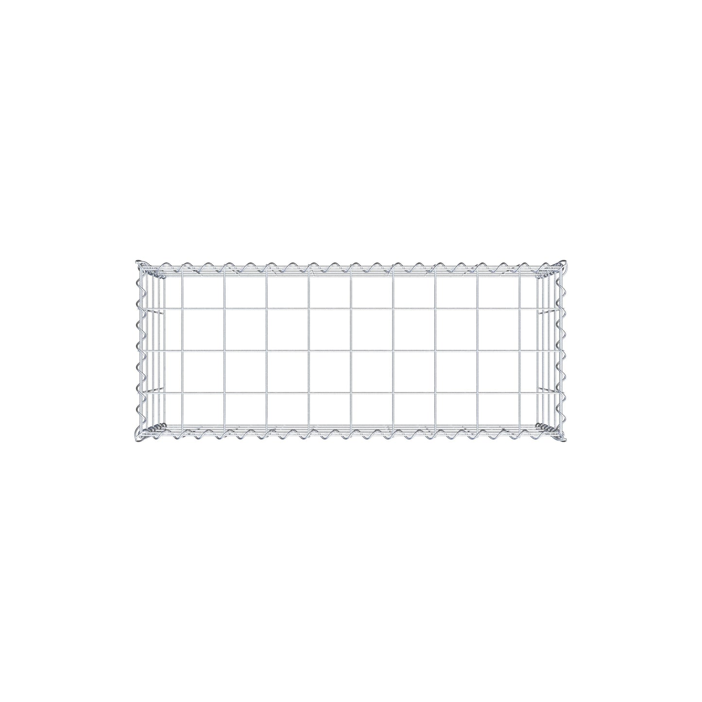 Gavión complementario tipo 3 100 cm x 40 cm x 40 cm (L x A x P), malla 10 cm x 10 cm, espiral