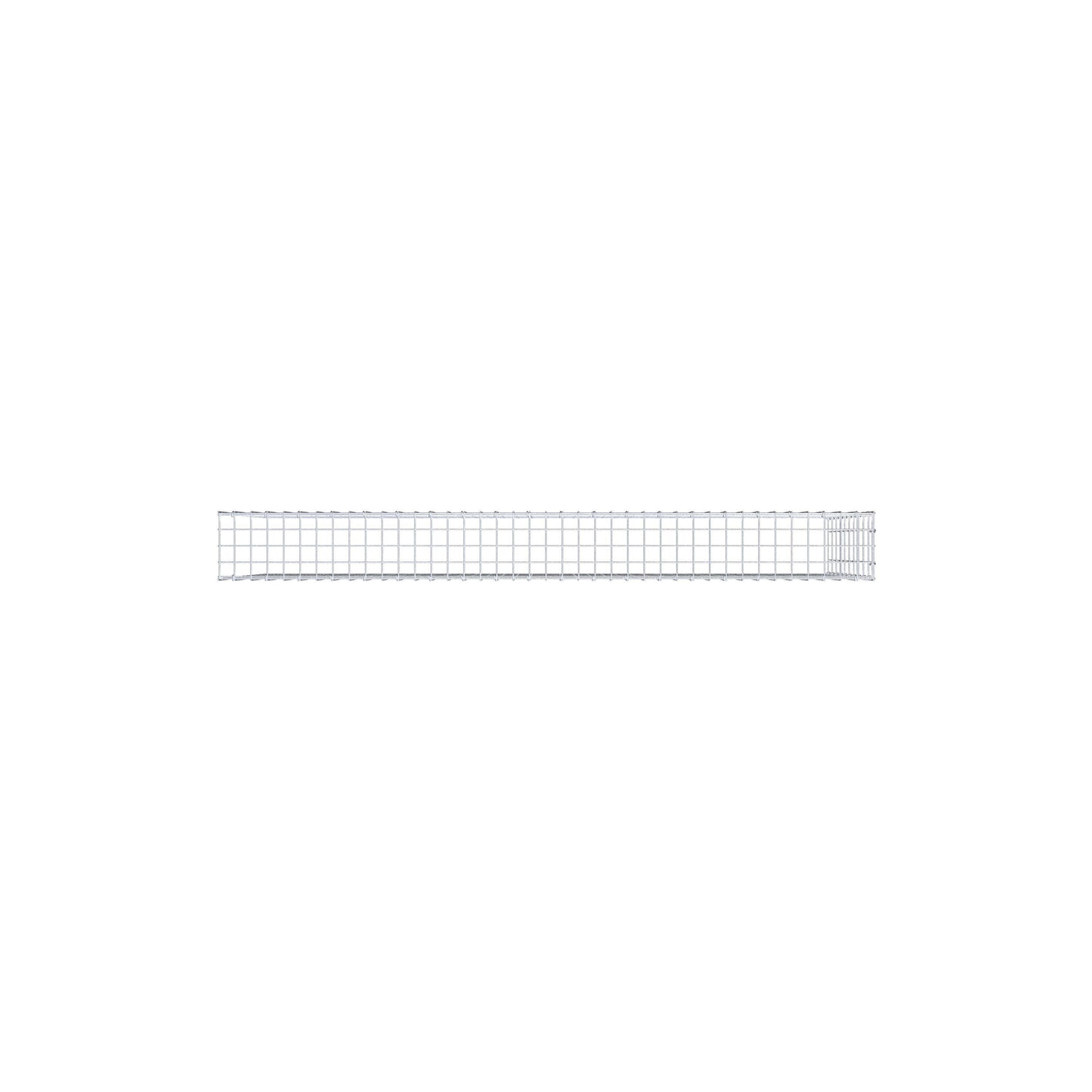 Gavión adicional tipo 4 200 cm x 100 cm x 20 cm (L x A x P), malla 5 cm x 10 cm, anillo en C