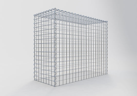 Gavión complementario tipo 3 100 cm x 80 cm x 40 cm (L x A x P), malla 5 cm x 5 cm, espiral