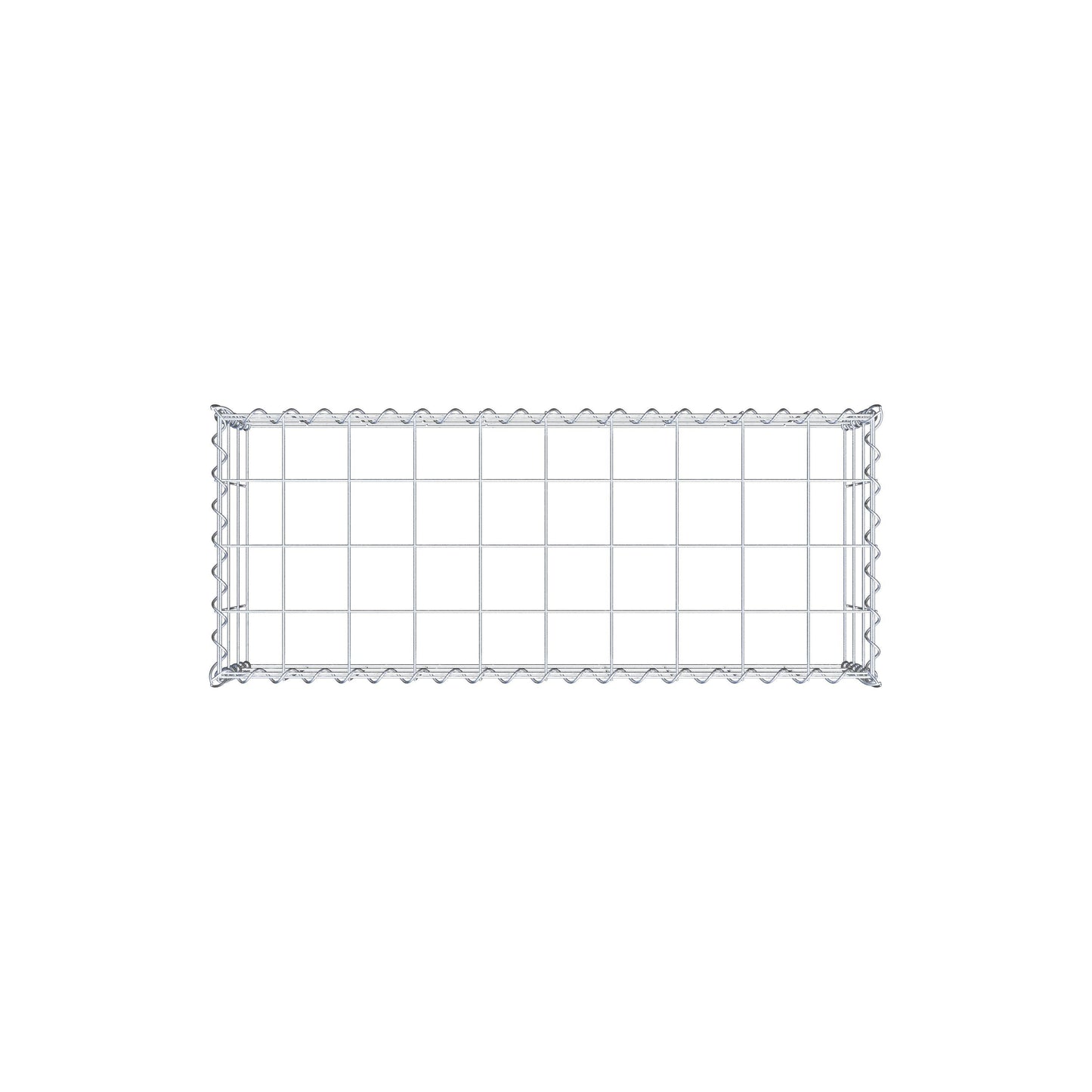 Gavión complementario tipo 3 100 cm x 30 cm x 40 cm (L x A x P), malla 10 cm x 10 cm, espiral
