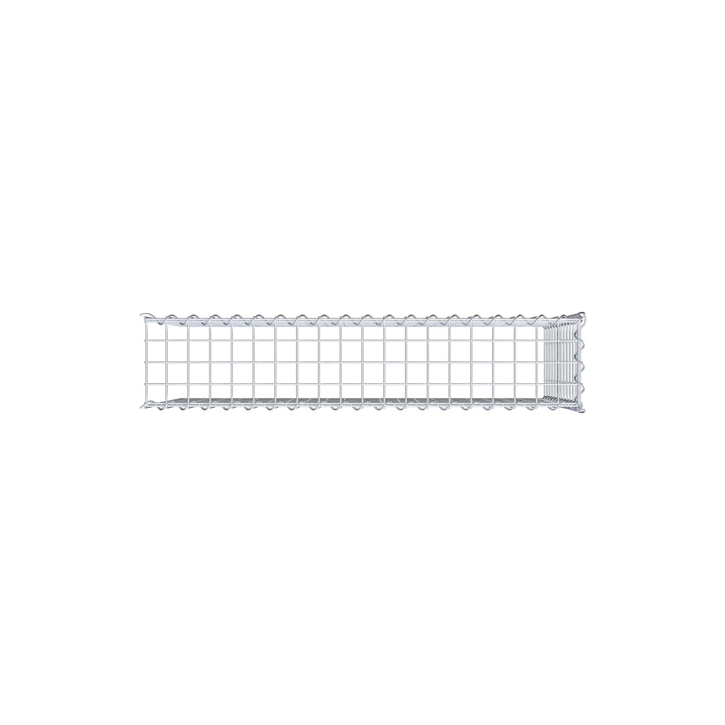 Anbaugabione Typ 4 100 cm x 60 cm x 20 cm (L x H x T), Maschenweite 5 cm x 5 cm, Spirale