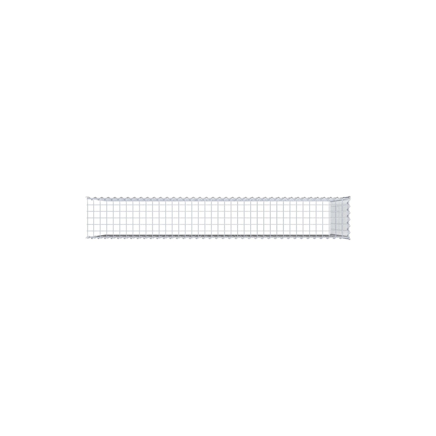 Gavión adicional tipo 4 200 cm x 100 cm x 30 cm (L x A x P), malla 5 cm x 5 cm, en espiral