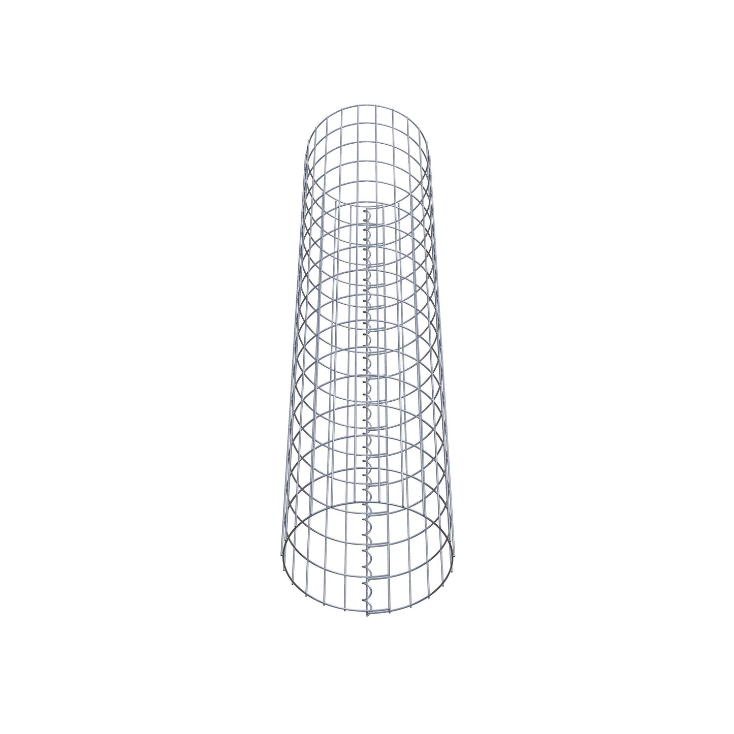 Gabionensäule rund 37 cm Durchmesser, 160 cm Höhe, Maschenweite 5 cm x 10 cm