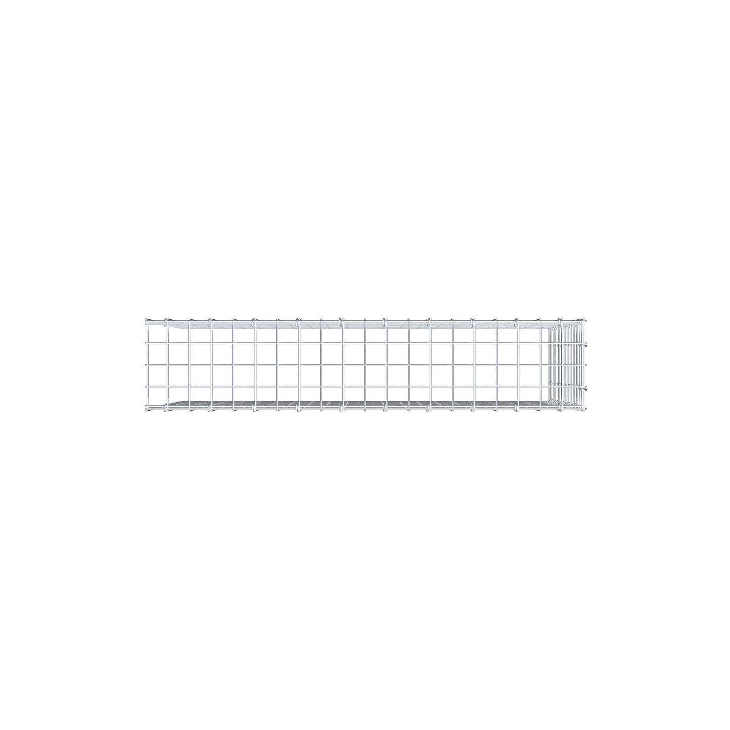 Gabião Tipo 4 100 cm x 60 cm x 20 cm (C x A x P), malhagem 5 cm x 5 cm, anel C