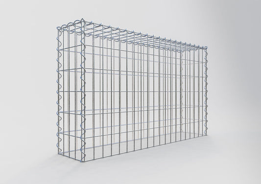 Extra gabion typ 3 100 cm x 60 cm x 20 cm (L x H x D), maskstorlek 5 cm x 10 cm, spiral