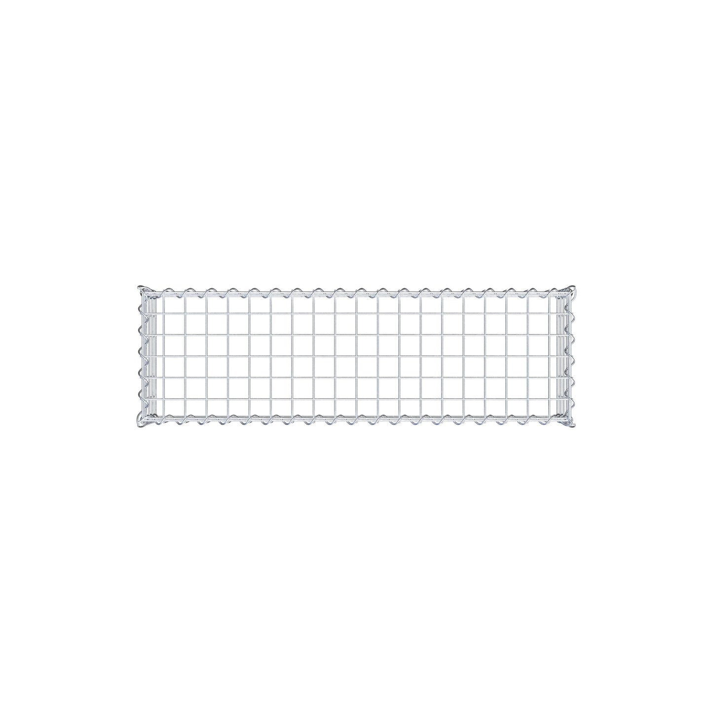 Gavión complementario tipo 3 100 cm x 20 cm x 30 cm (L x A x P), malla 5 cm x 5 cm, espiral
