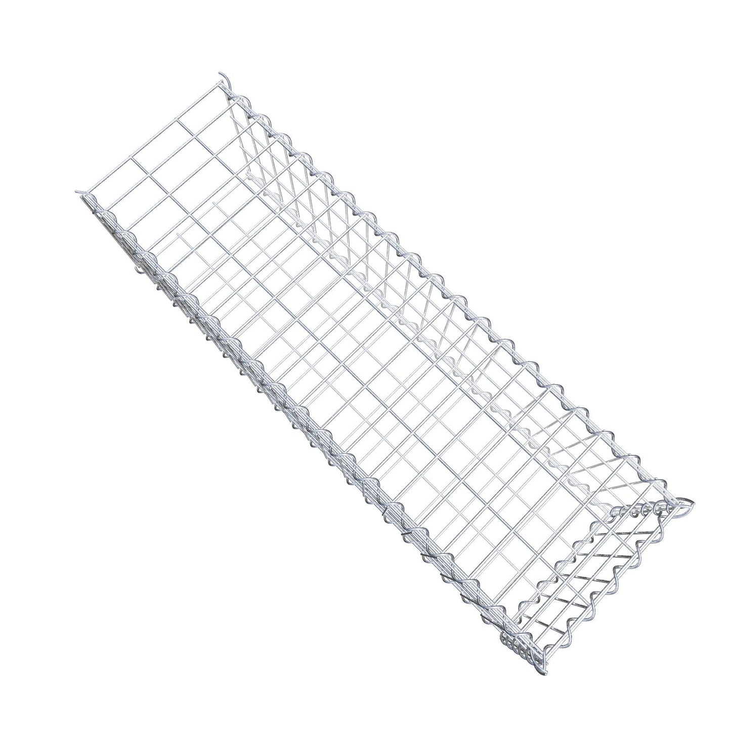 Gavión complementario tipo 2 100 cm x 30 cm x 30 cm (L x A x P), malla 5 cm x 10 cm, espiral