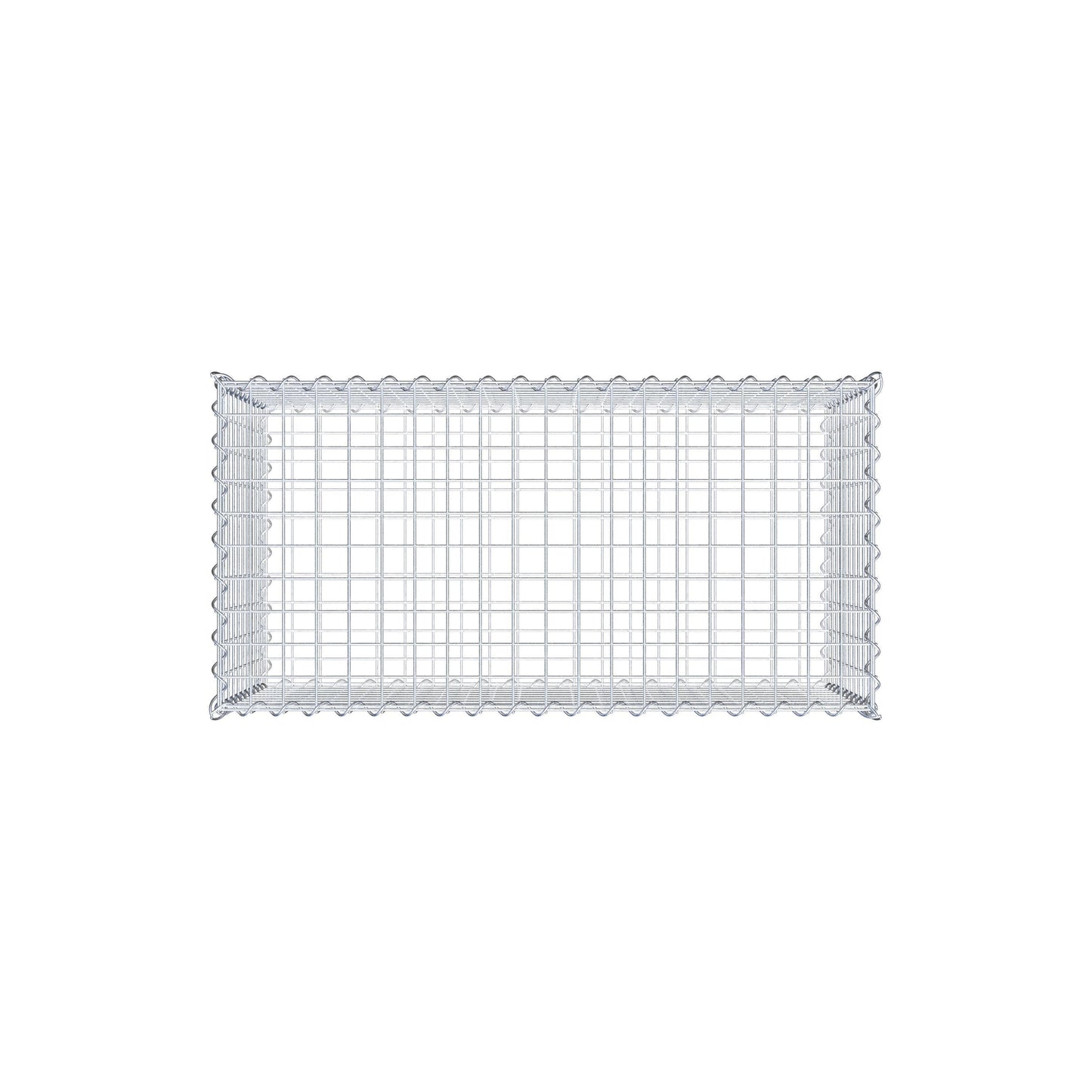 2er Set Gabionen 100 cm x 50 cm x 50 cm (L x H x T), Maschenweite 5 x 5 cm, Spirale