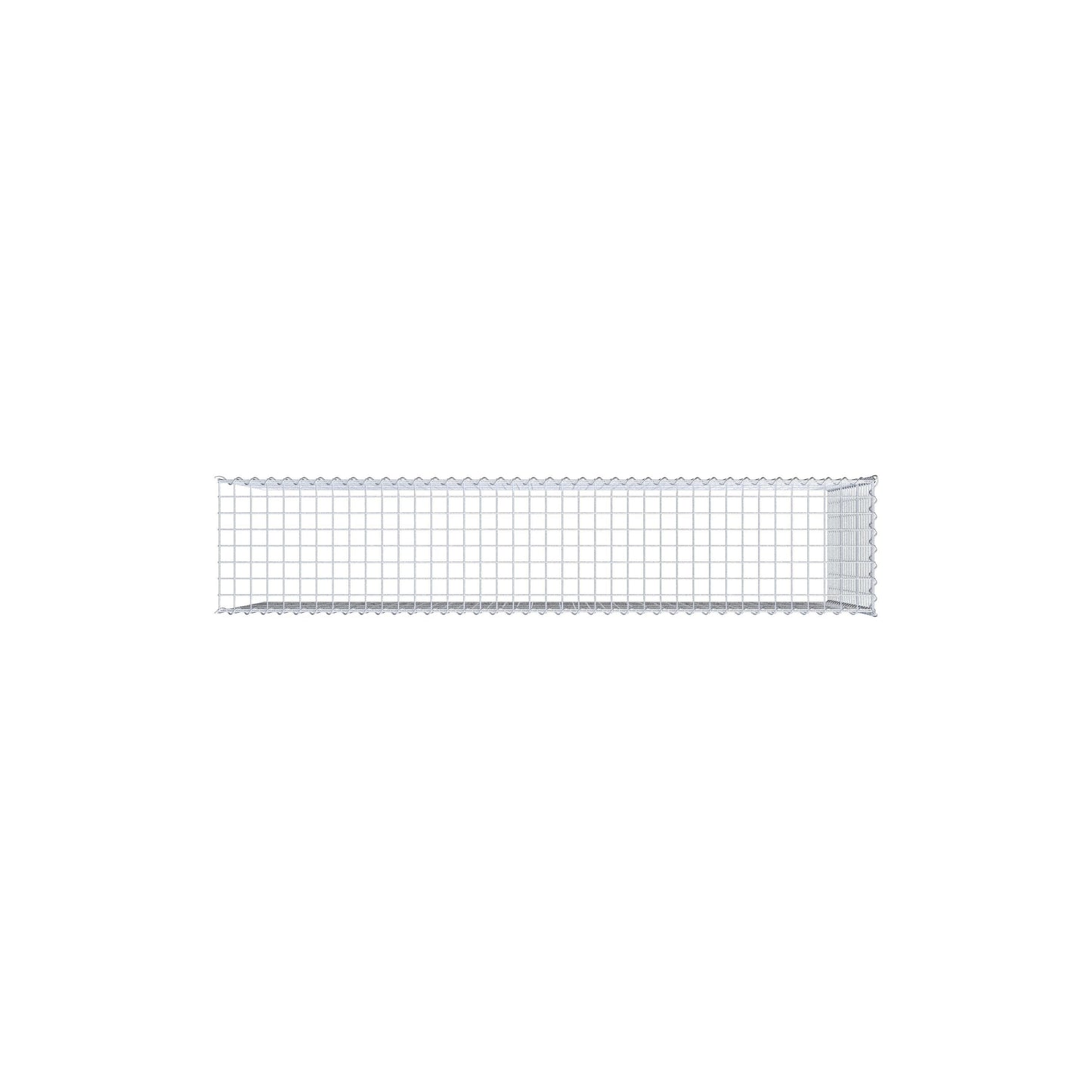 Gavión adicional tipo 4 200 cm x 100 cm x 40 cm (L x A x P), malla 5 cm x 5 cm, en espiral