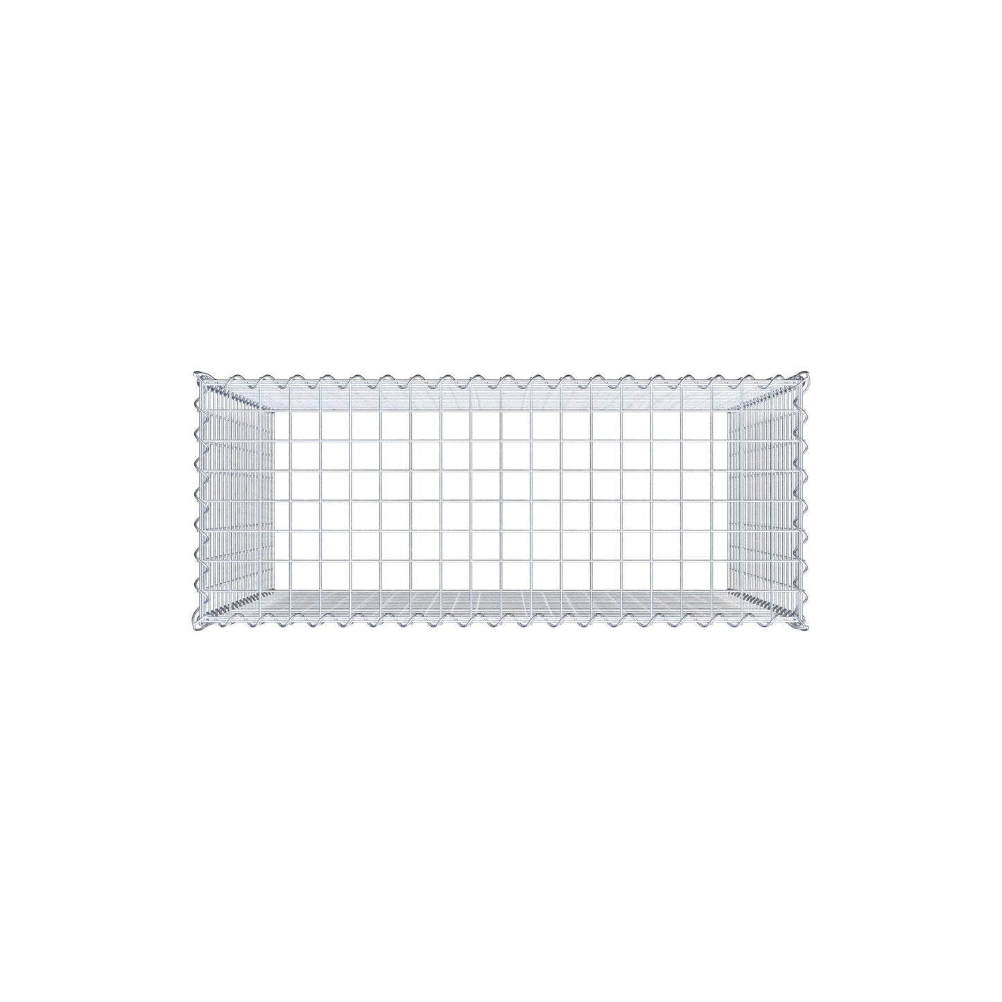 Gavión complementario tipo 3 100 cm x 100 cm x 40 cm (L x A x P), malla 5 cm x 5 cm, espiral