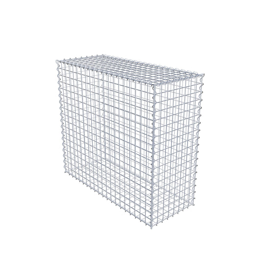 Gabion 100 cm x 90 cm x 40 cm (L x H x P), mailles 5 cm x 5 cm, spirale
