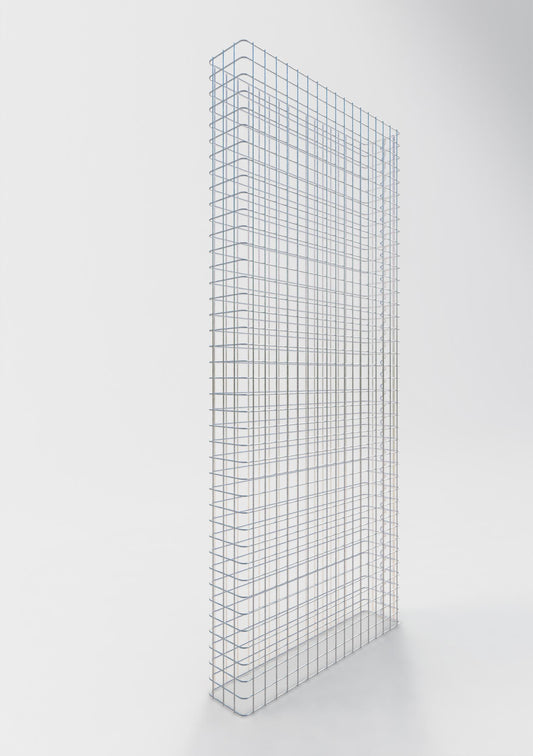 Valla de gaviones longitud 87 cm, altura 180 cm, profundidad 17 cm, malla 5 x 5 cm