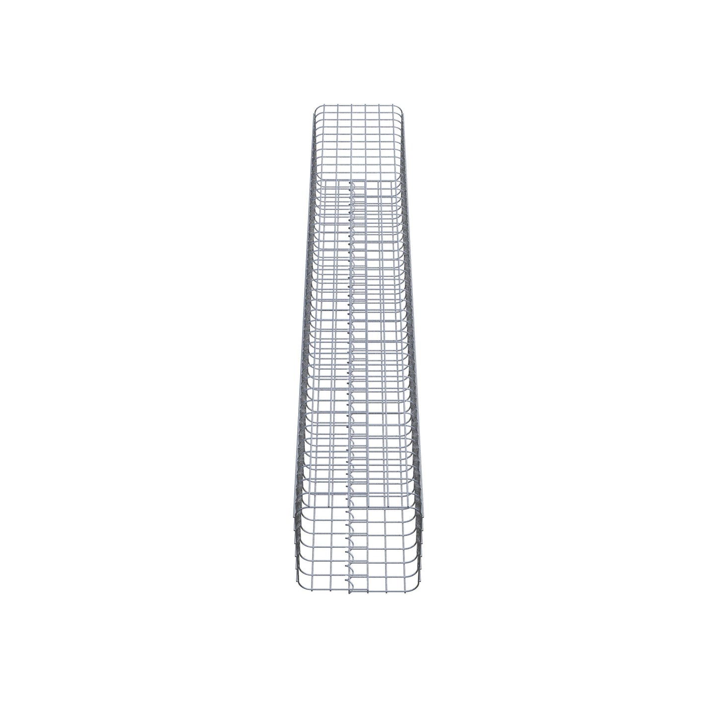 Gabionensäule eckig 32 cm x 32 cm, 200 cm Höhe, MW 5 cm x 5 cm