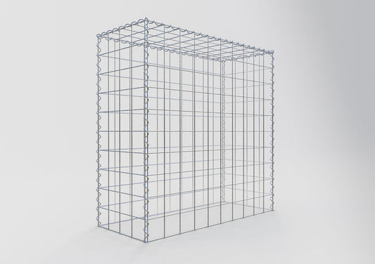 Gabbione aggiuntivo tipo 3 100 cm x 100 cm x 40 cm (L x H x P), dimensione maglia 10 cm x 10 cm, a spirale