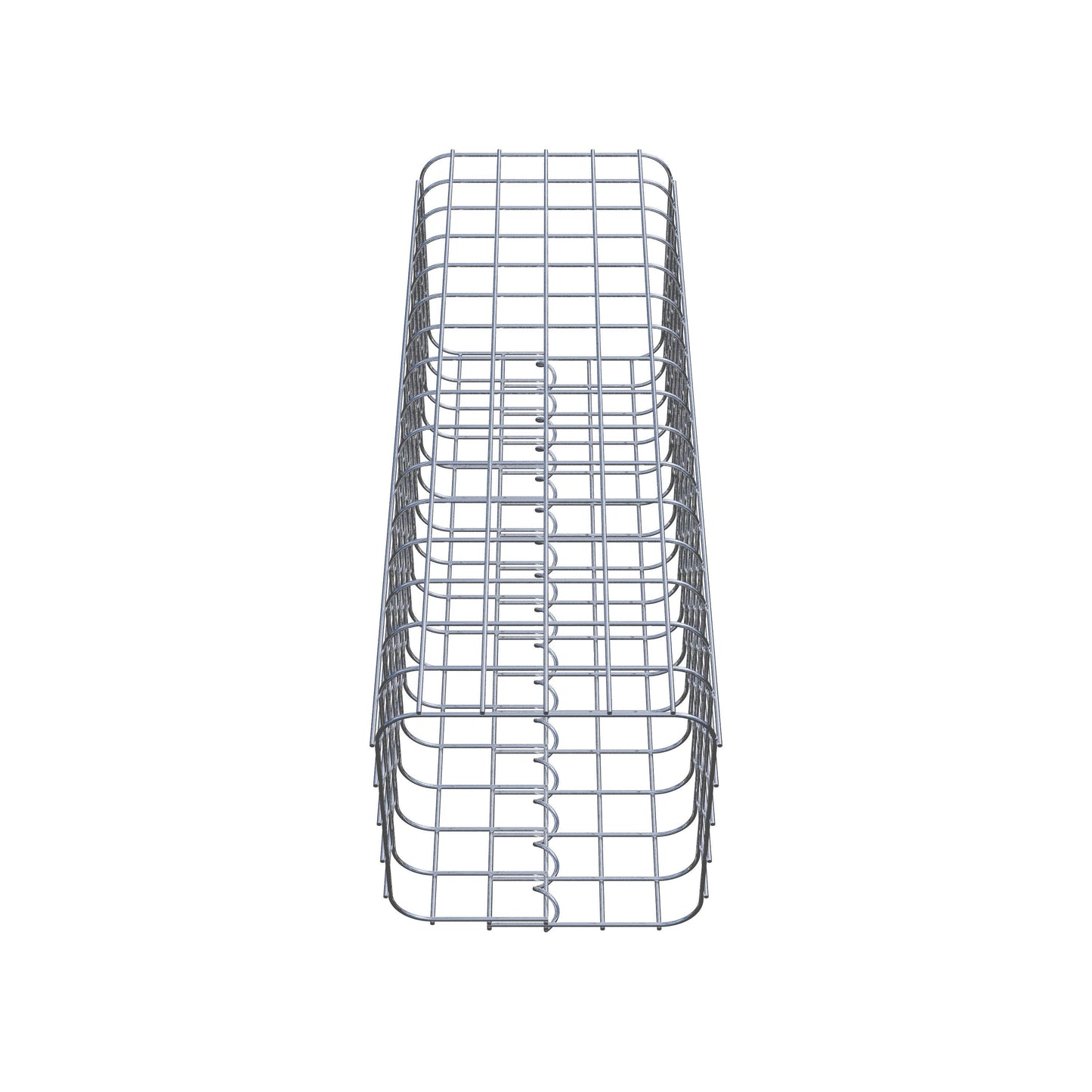Colonna di gabbioni angolare 27 cm x 27 cm, altezza 80 cm, MW 5 cm x 5 cm