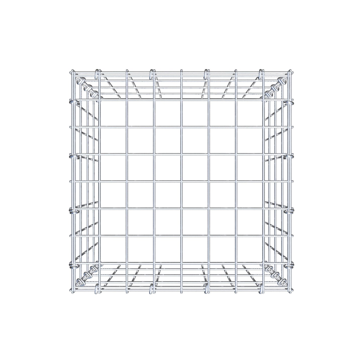 Pila adicional tipo 3 40 cm x 40 cm x 40 cm (L x A x P), malla 5 cm x 10 cm, anillo en C