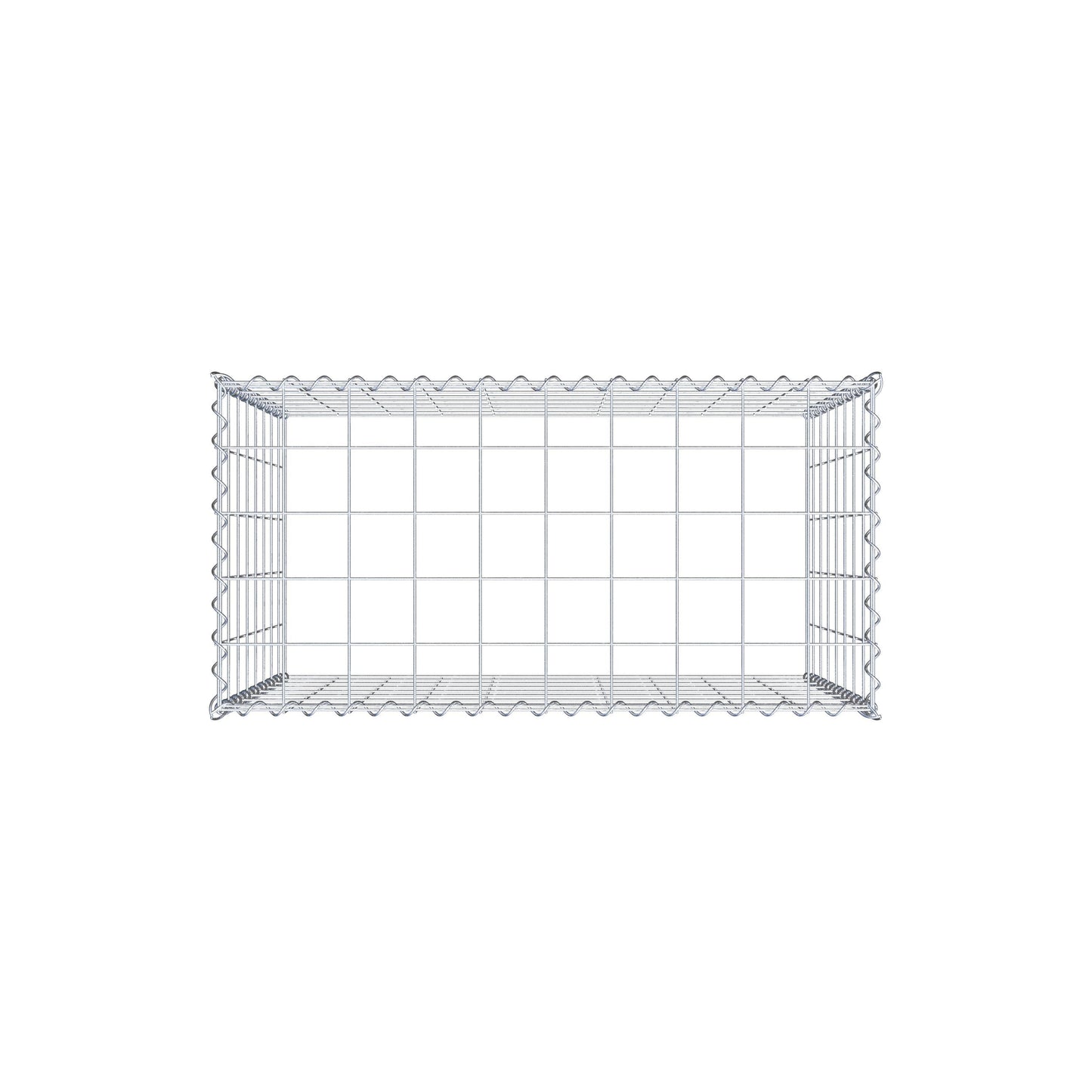 Gavión complementario tipo 3 100 cm x 80 cm x 50 cm (L x A x P), malla 10 cm x 10 cm, espiral