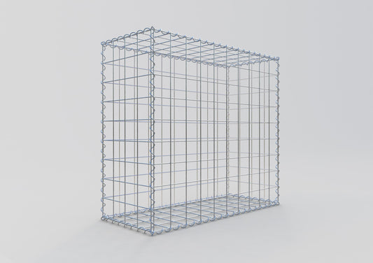 Gabion 100 cm x 90 cm x 40 cm (L x H x P), mailles 10 cm x 10 cm, spirale