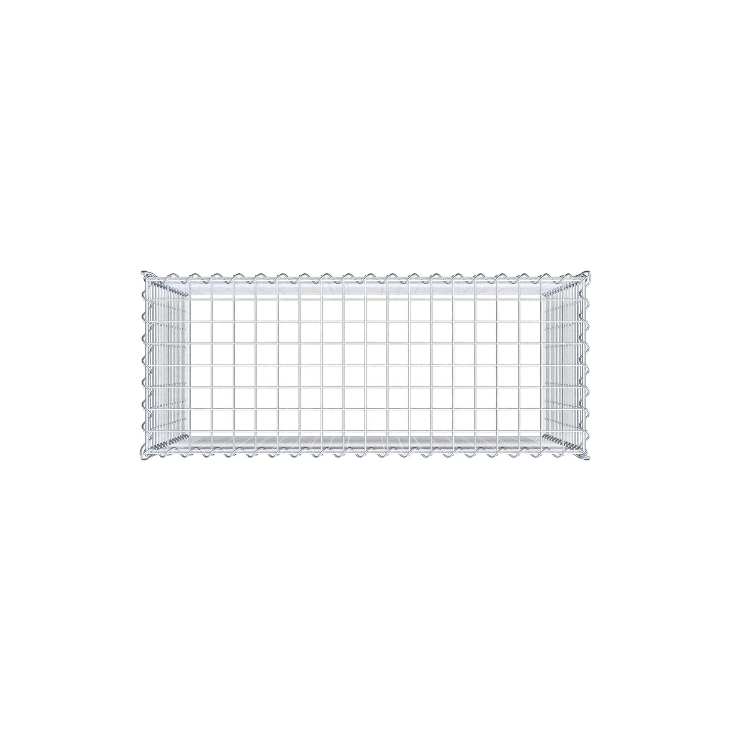 Gavión complementario tipo 3 100 cm x 70 cm x 40 cm (L x A x P), malla 5 cm x 5 cm, espiral