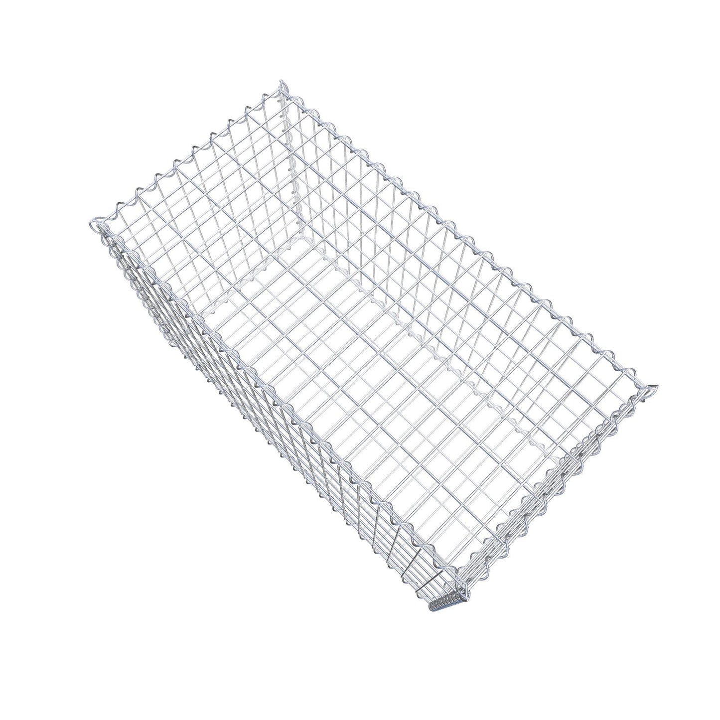 Gavión 100 cm x 60 cm x 50 cm (L x A x P), luz de malla 5 cm x 10 cm, en espiral